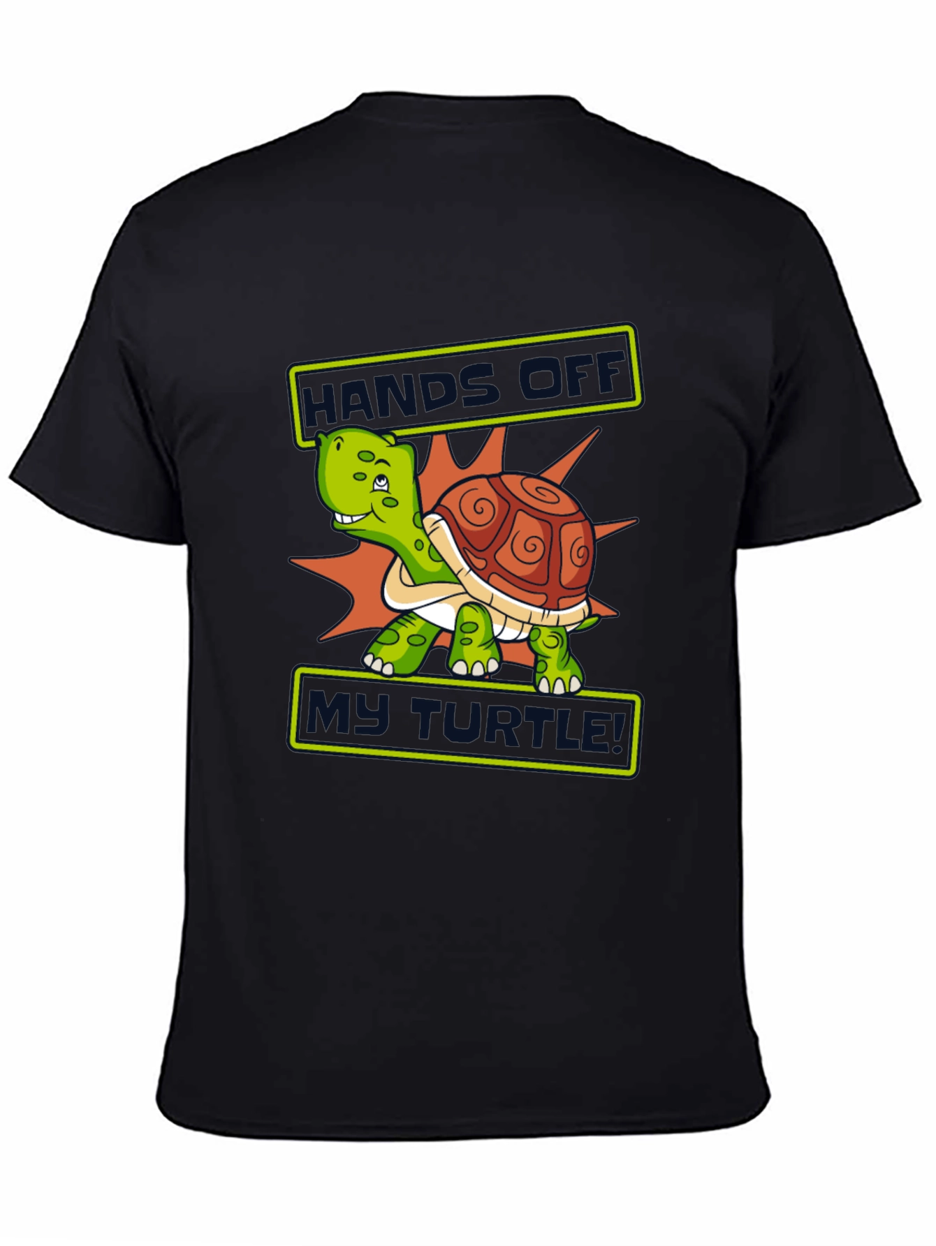 Hands Off My Turtle Graphic T-Shirt