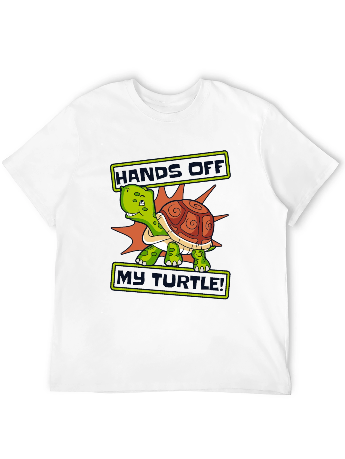 Hands Off My Turtle Graphic T-Shirt