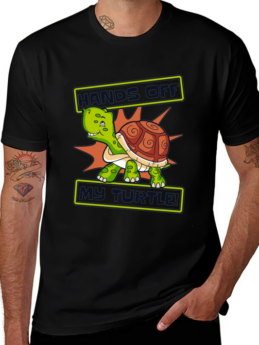 Hands Off My Turtle Graphic T-Shirt