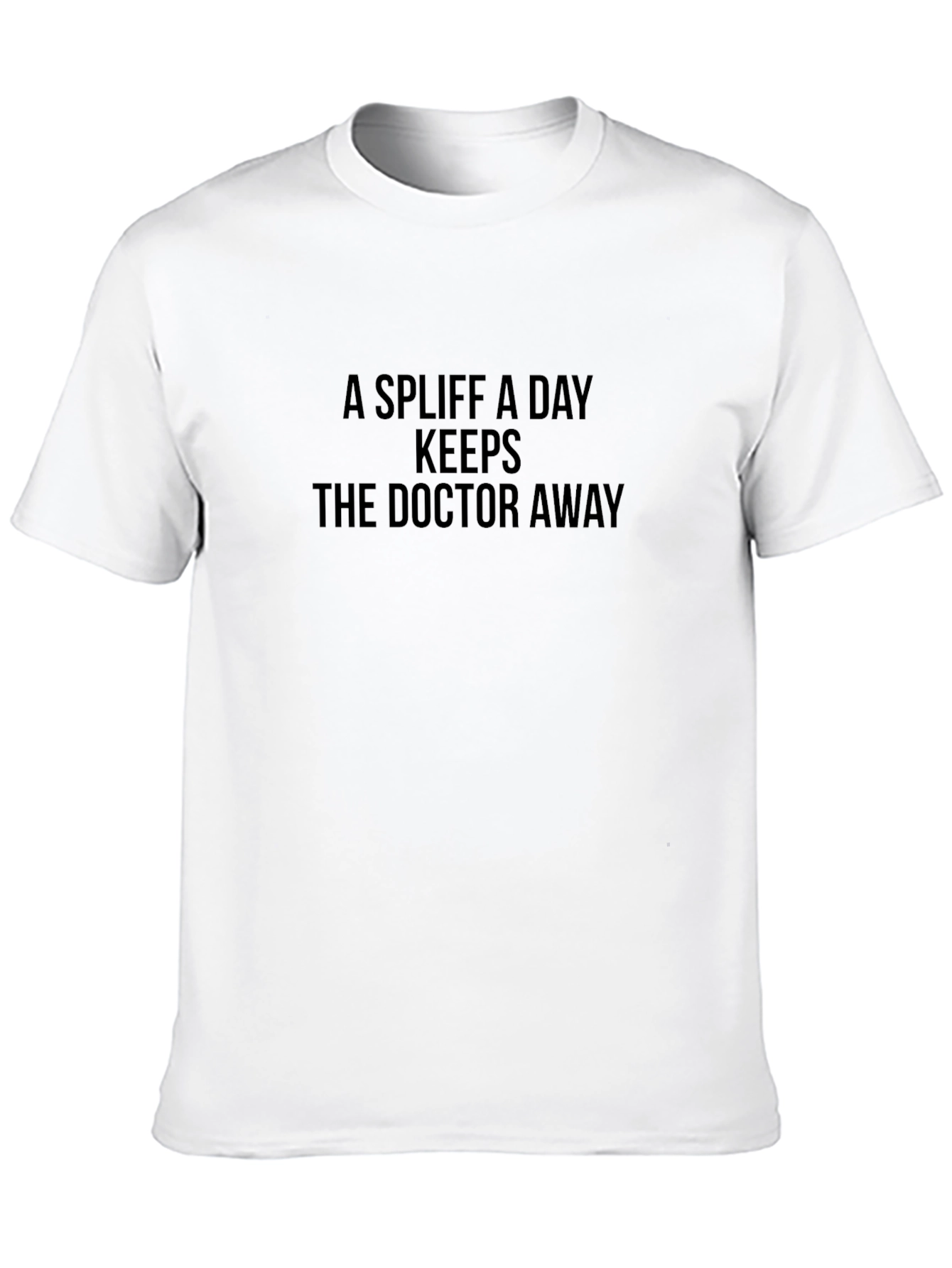 Humorous Spliff a Day Graphic T-Shirt
