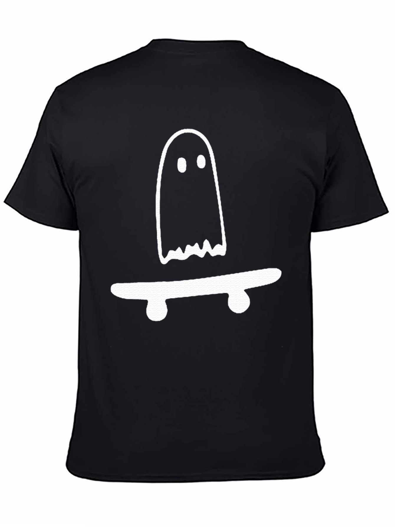 Ghost Skateboard Tee - Spooky Cool Graphic T-Shirt