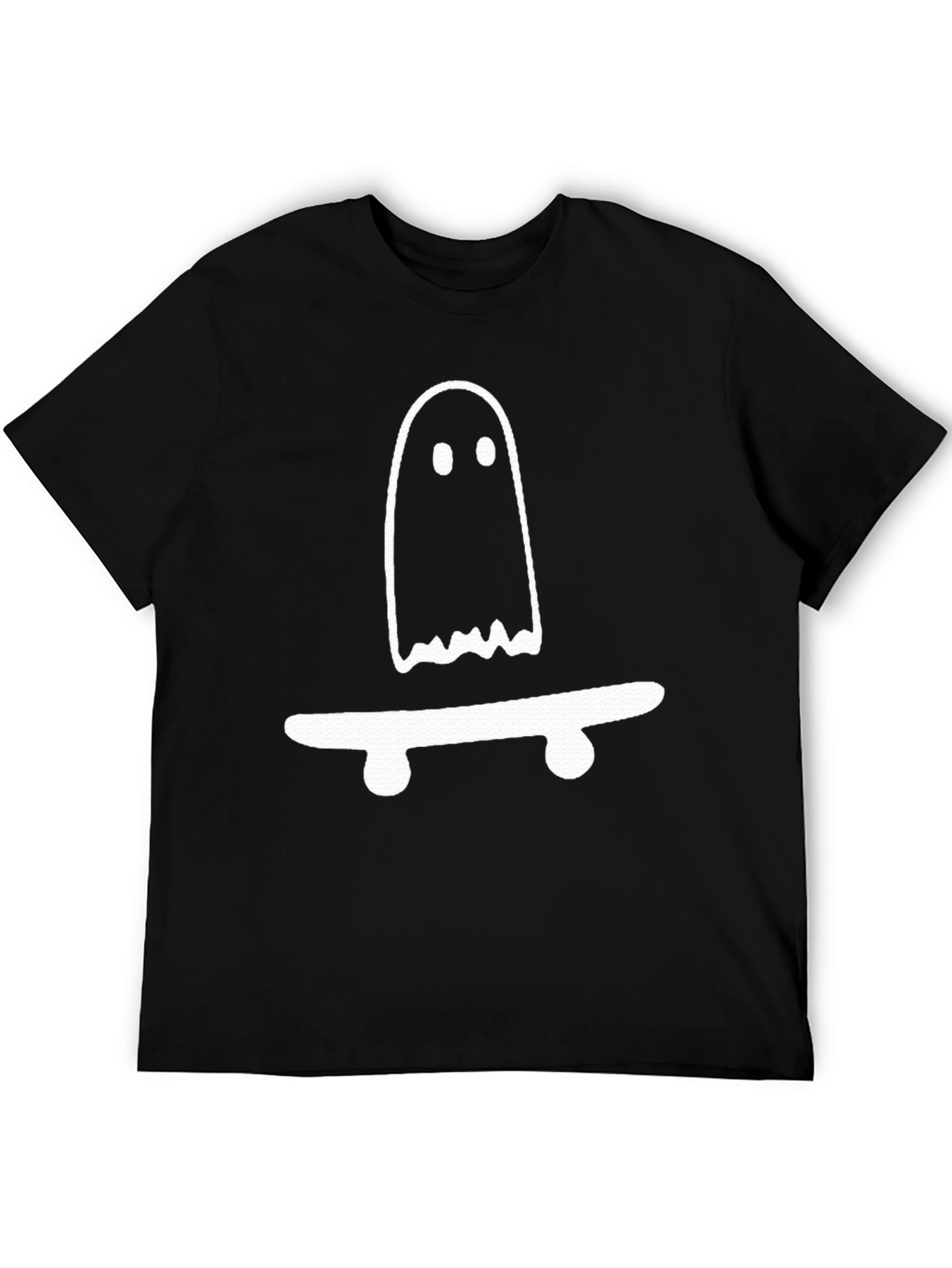Ghost Skateboard Tee - Spooky Cool Graphic T-Shirt