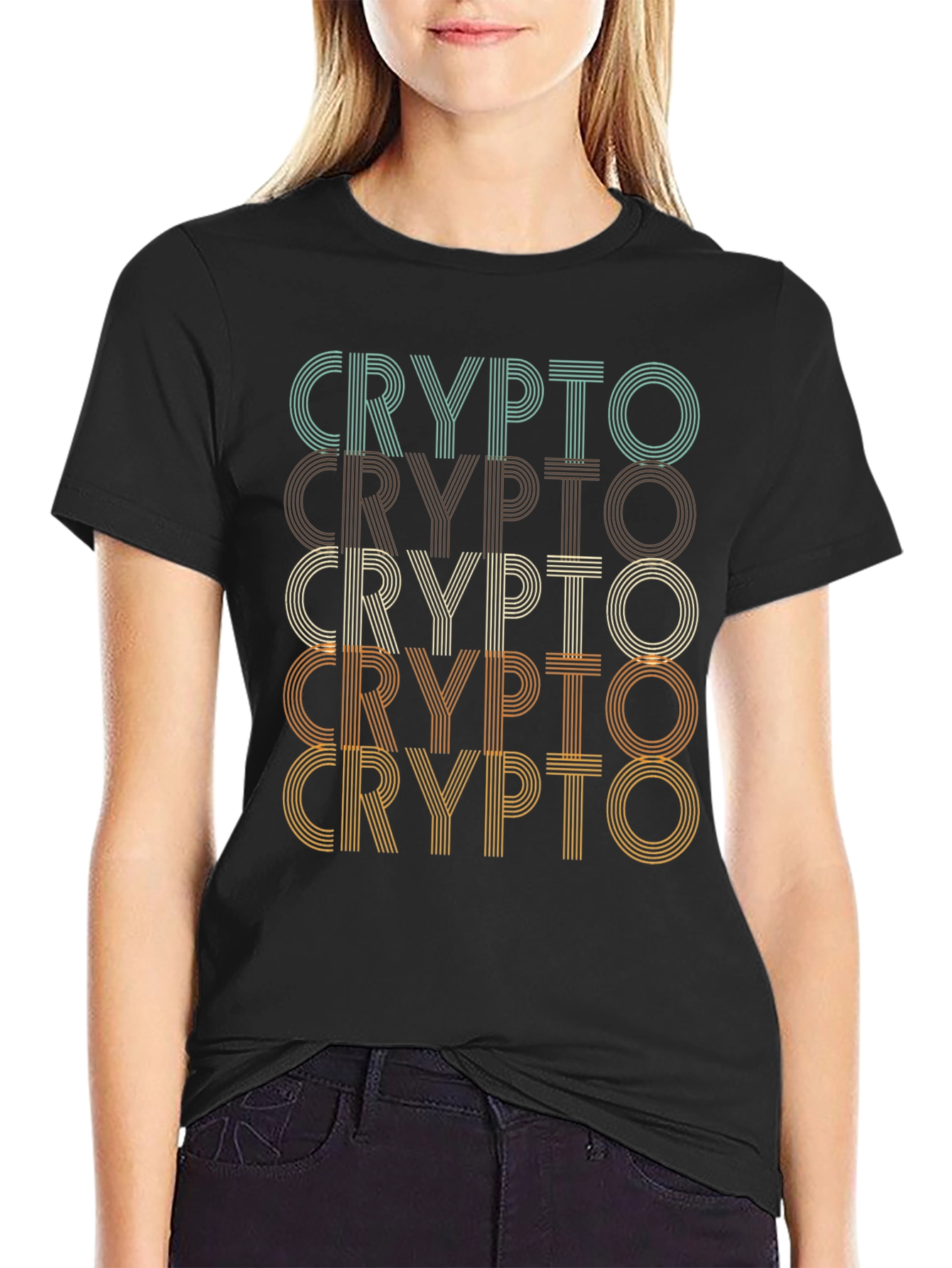 Retro Crypto T-Shirt - Bitcoin Fan Tee
