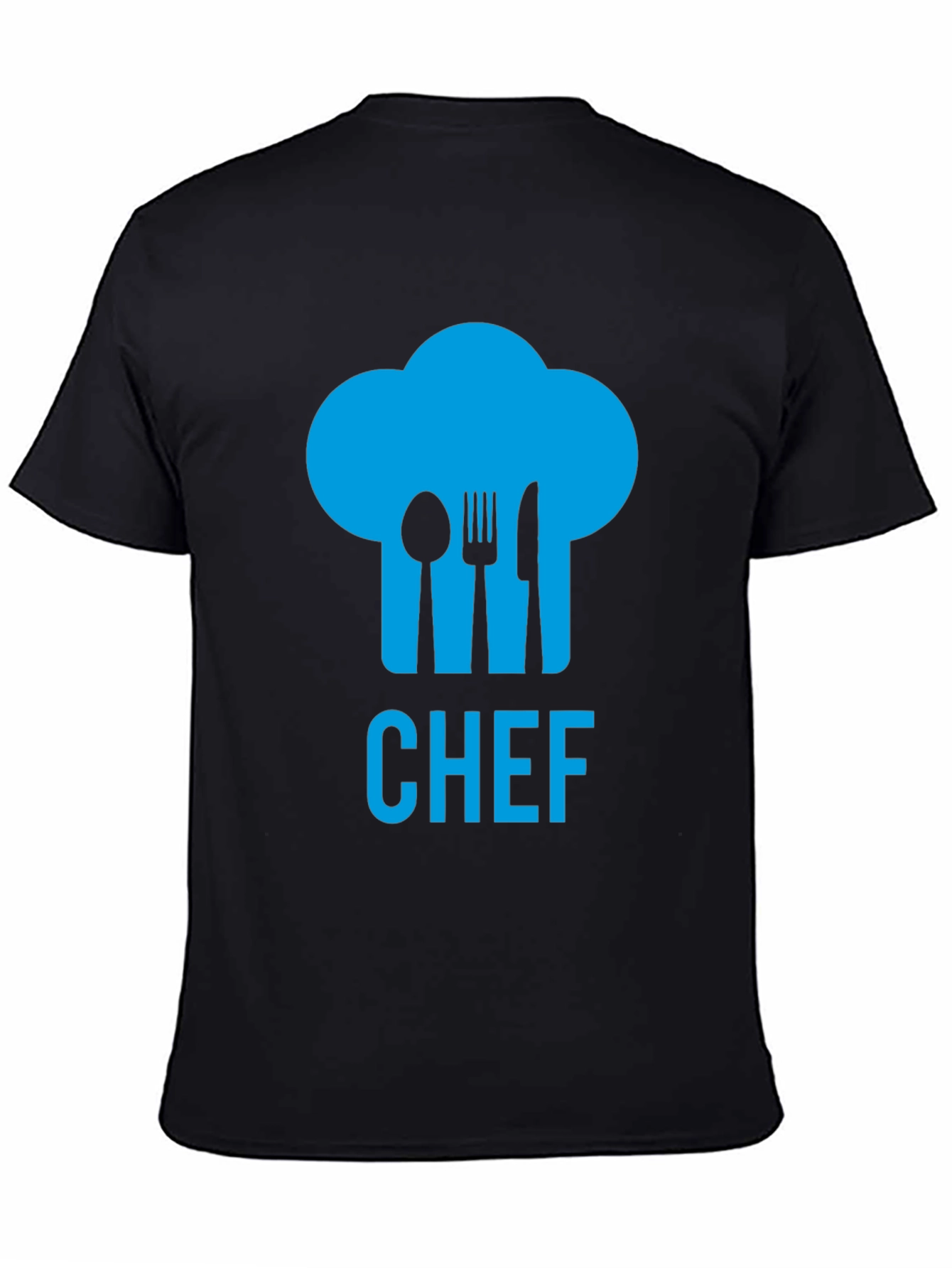 Chef Hat Utensil Graphic Tee - Black