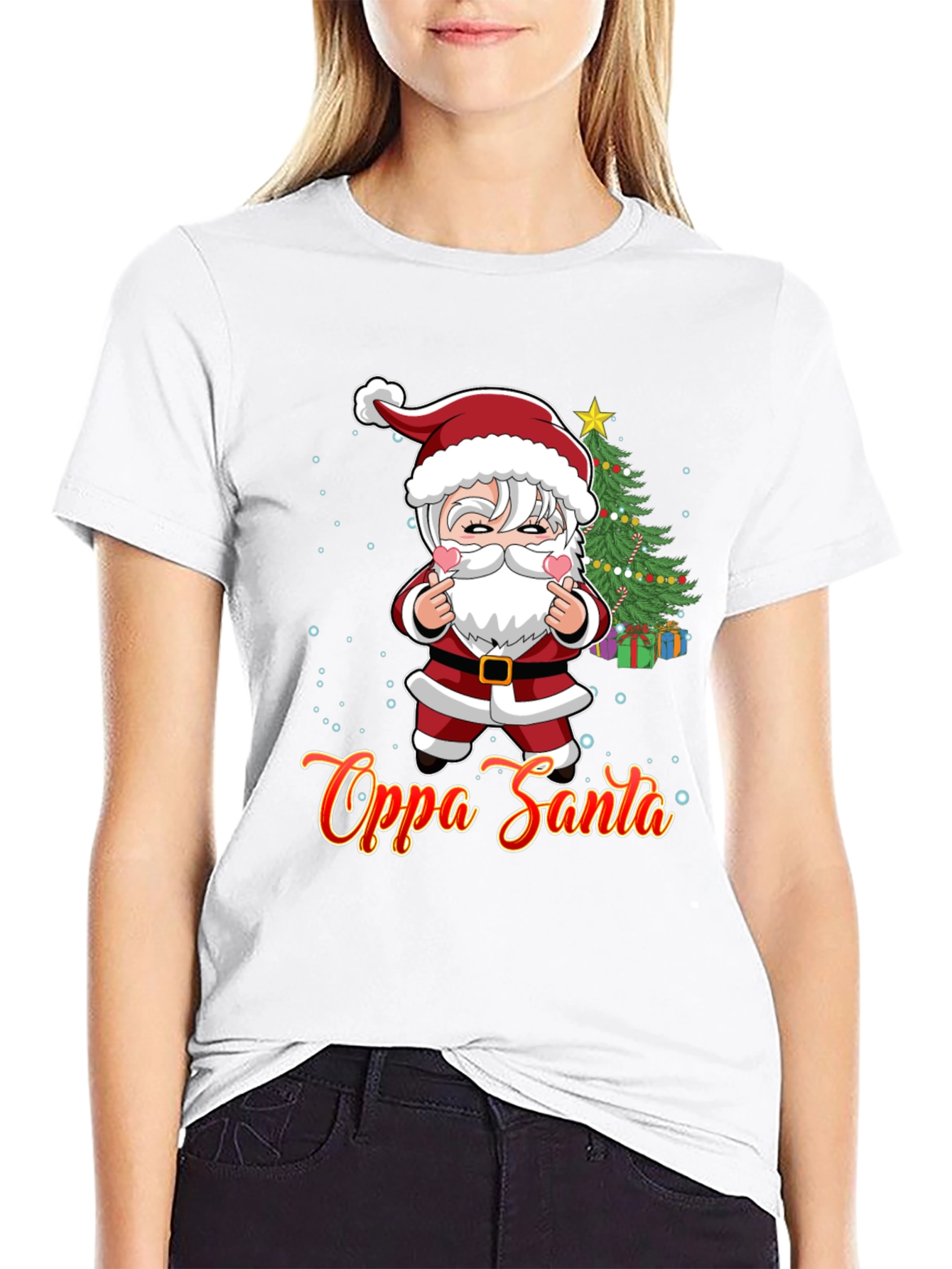 Oppa Santa Christmas T-Shirt