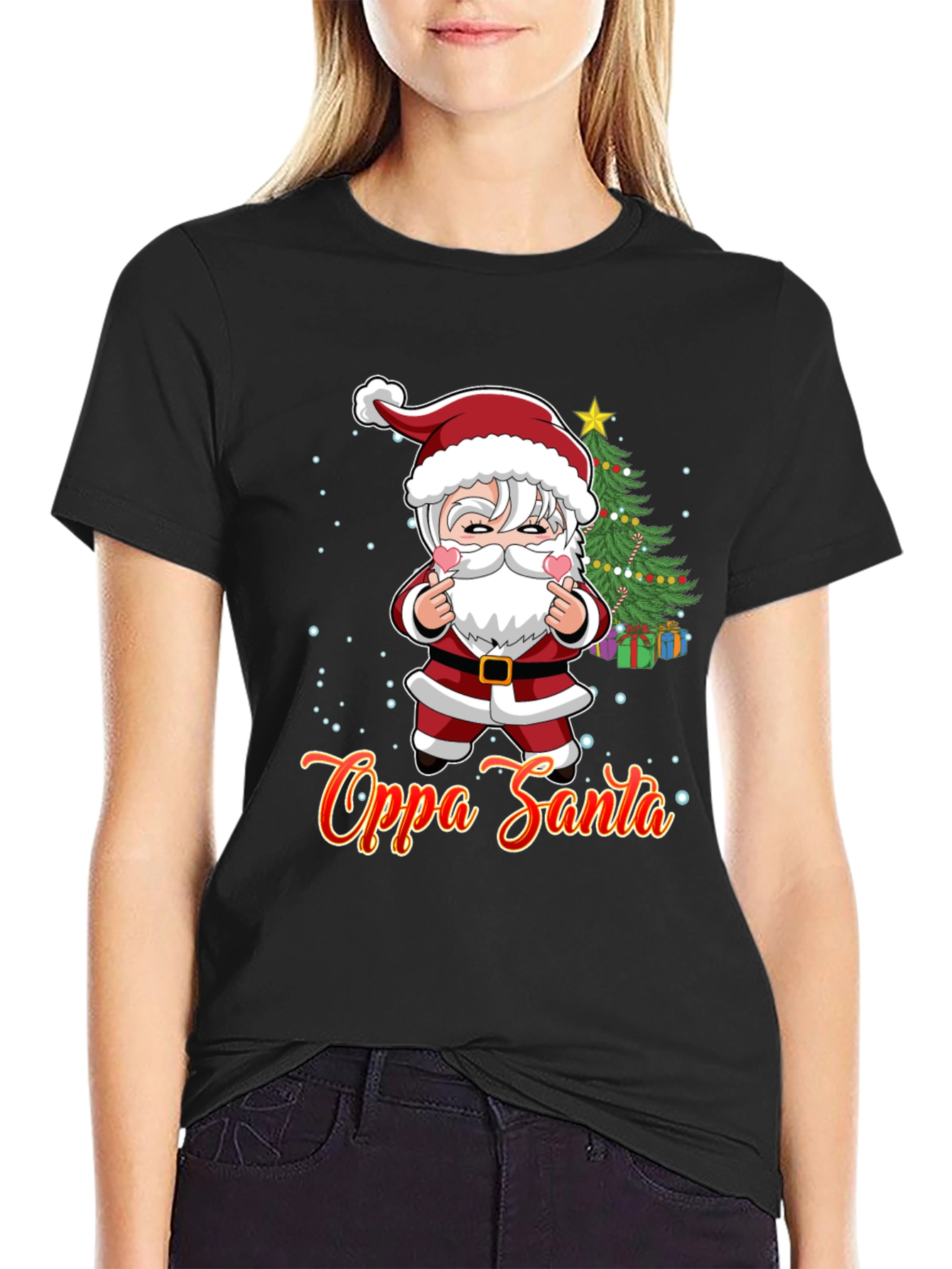 Oppa Santa Christmas T-Shirt