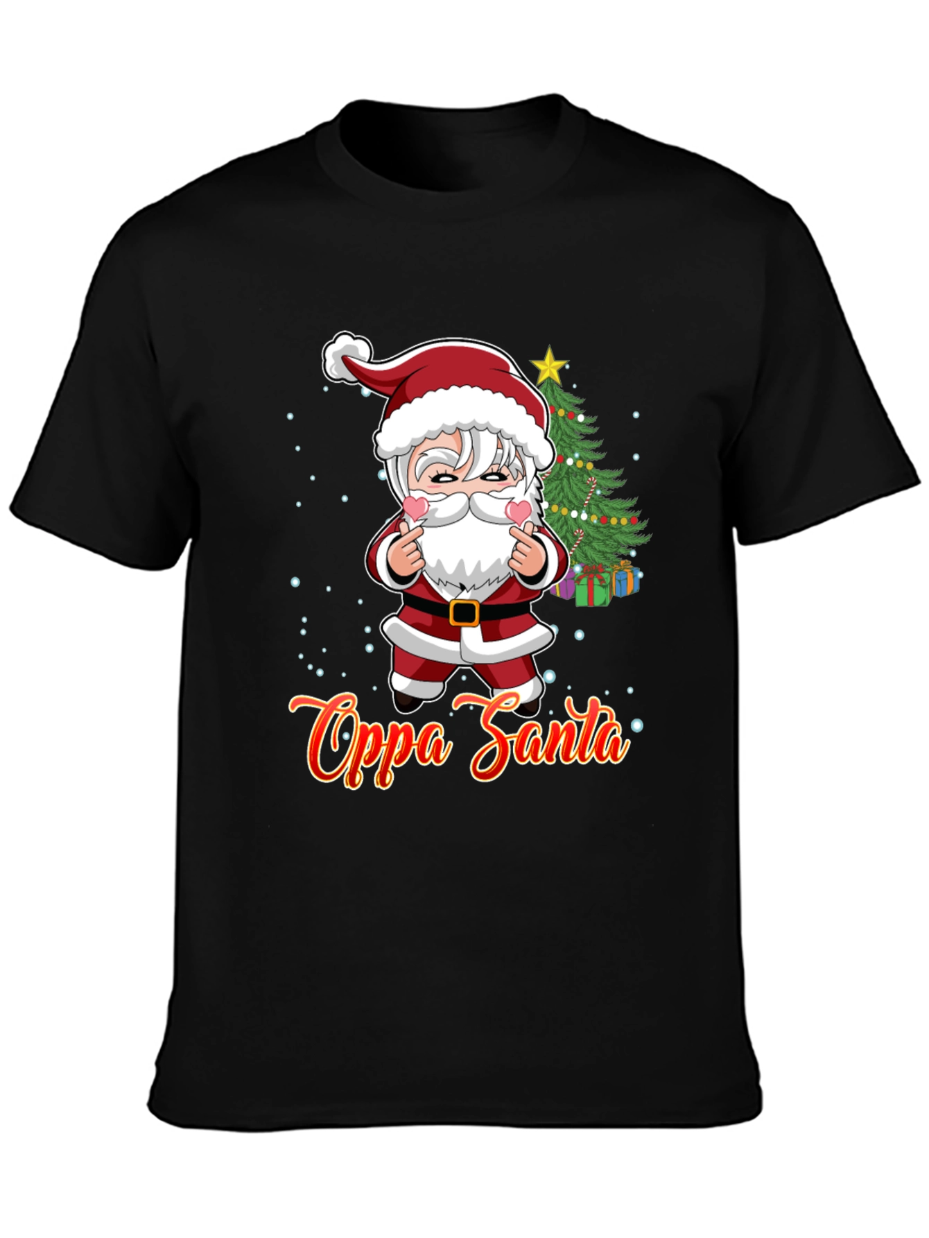 Oppa Santa Christmas T-Shirt