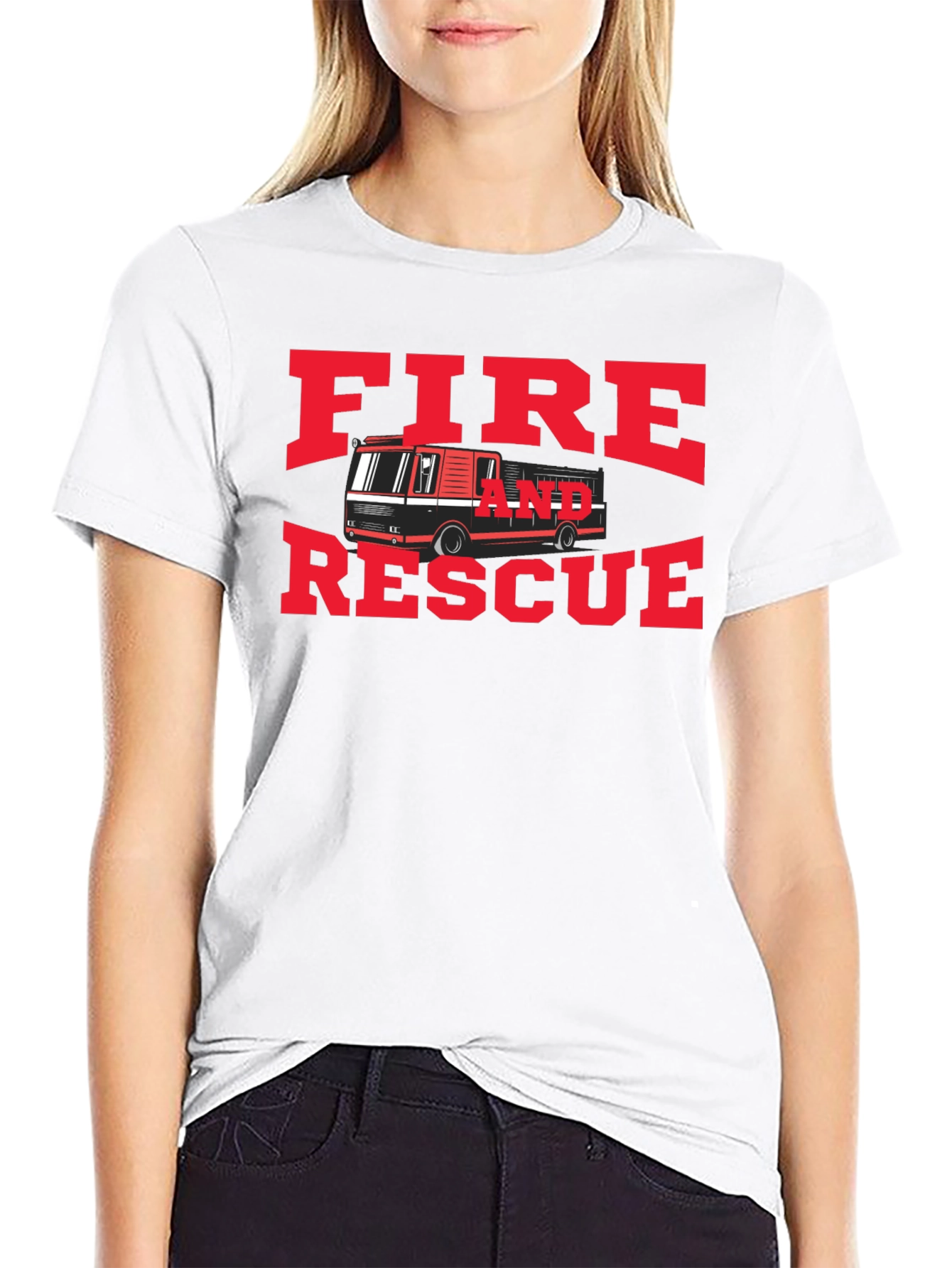 Fire and Rescue Graphic T-Shirt
