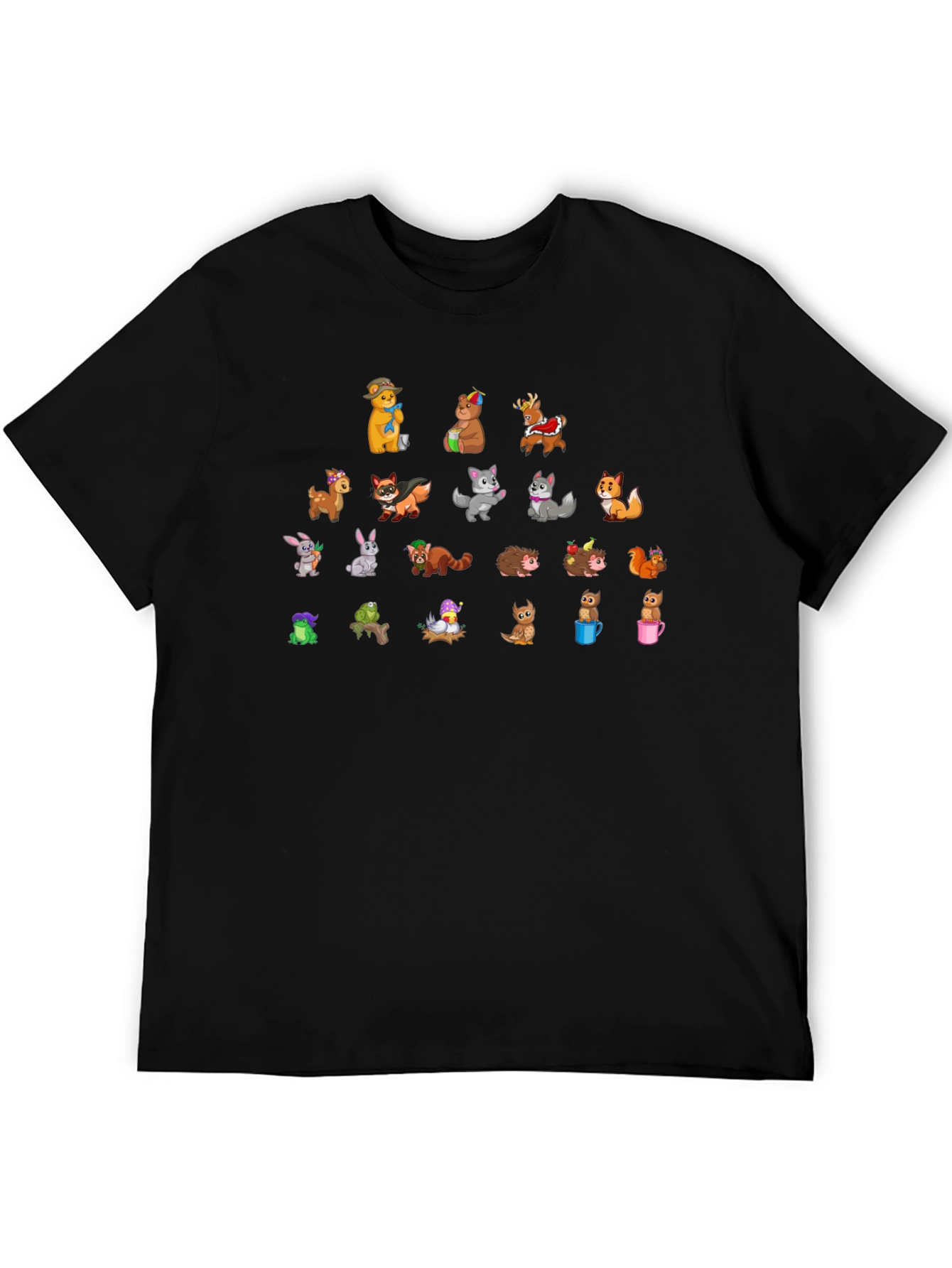 Cartoon Forest Animal T-Shirt
