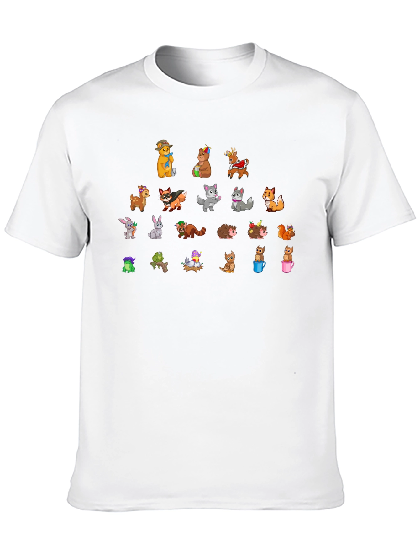 Cartoon Forest Animal T-Shirt