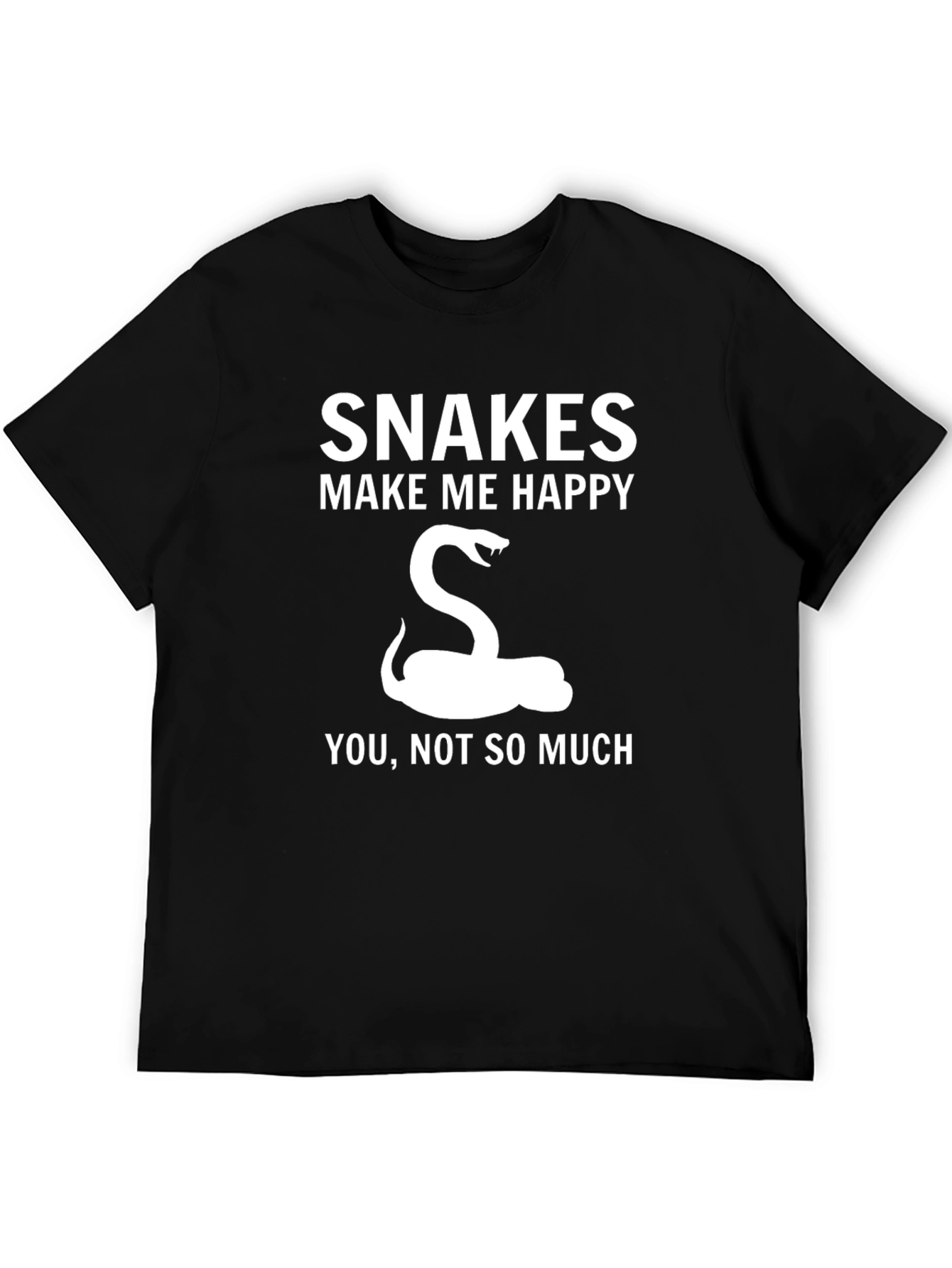 Snakes Make Me Happy T-Shirt