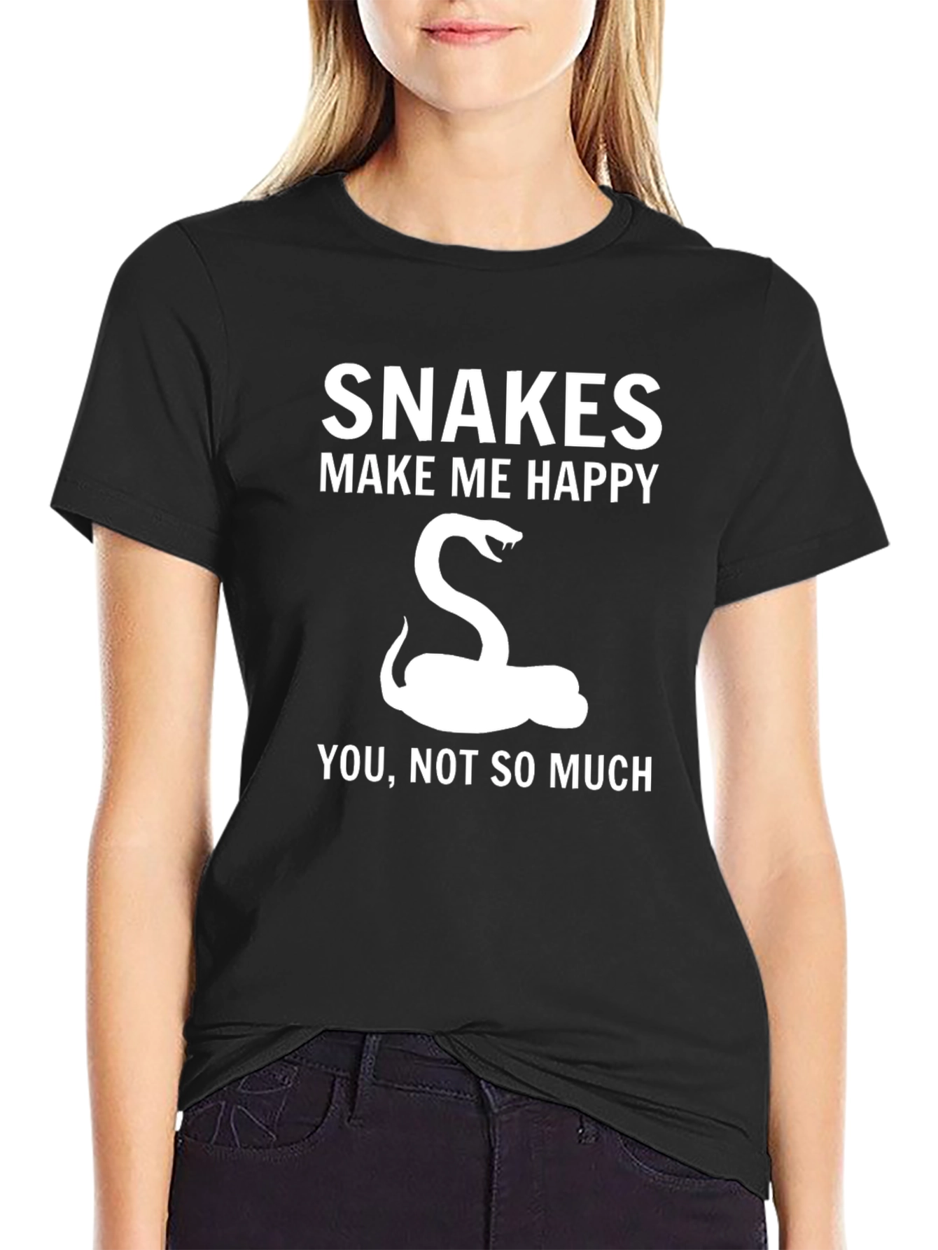 Snakes Make Me Happy T-Shirt