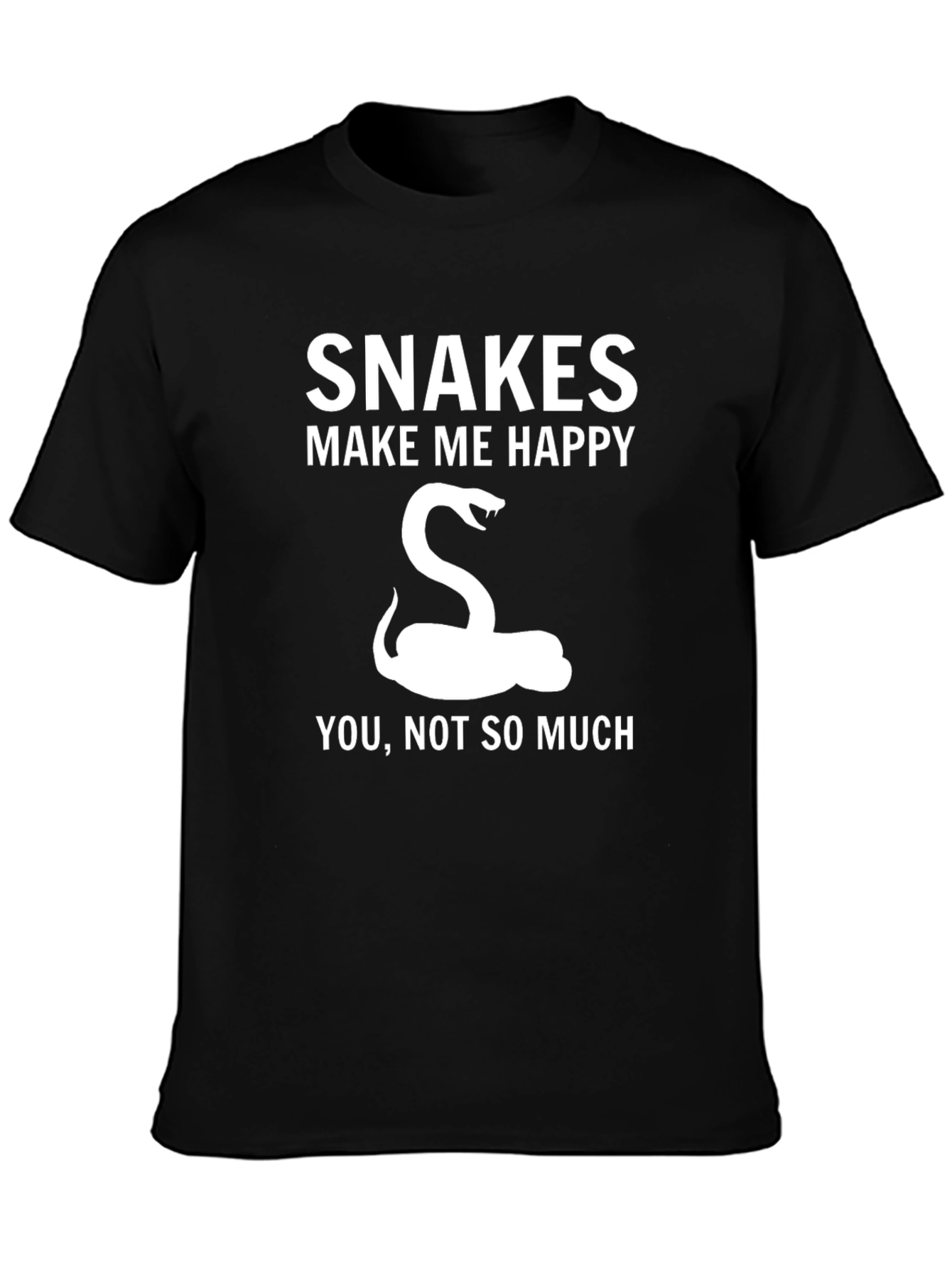 Snakes Make Me Happy T-Shirt