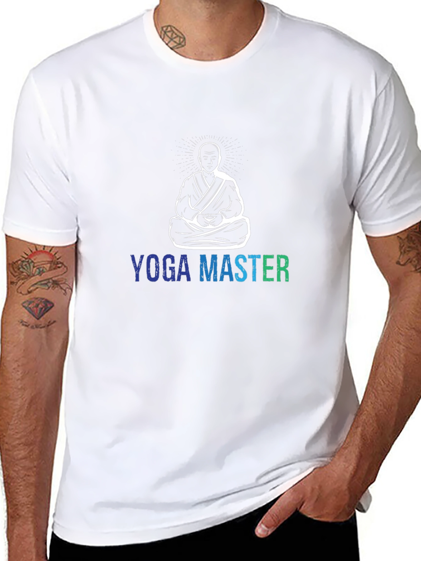 Yoga Master Graphic T-Shirt - Meditate in Style