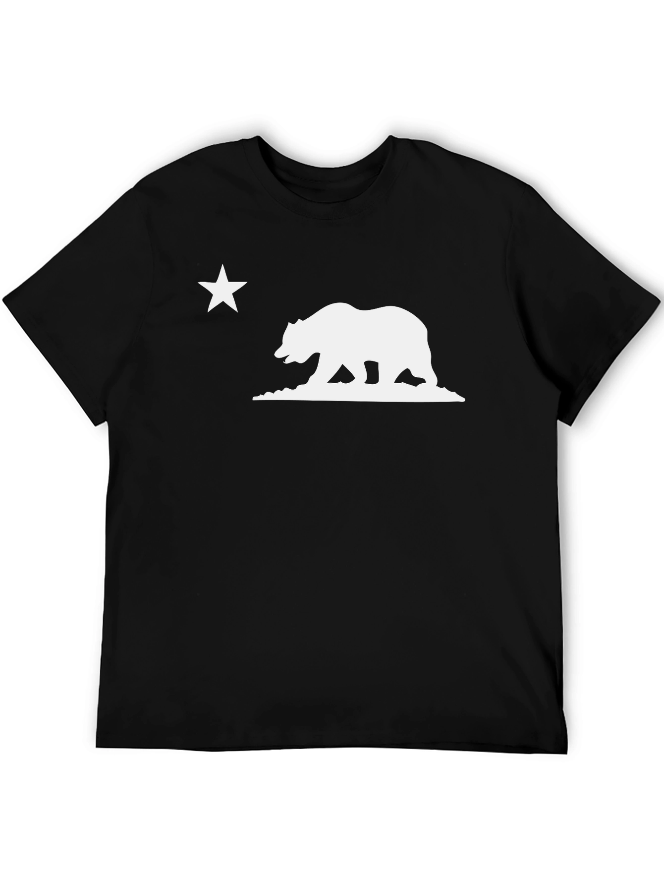 California Bear Flag Graphic T-Shirt