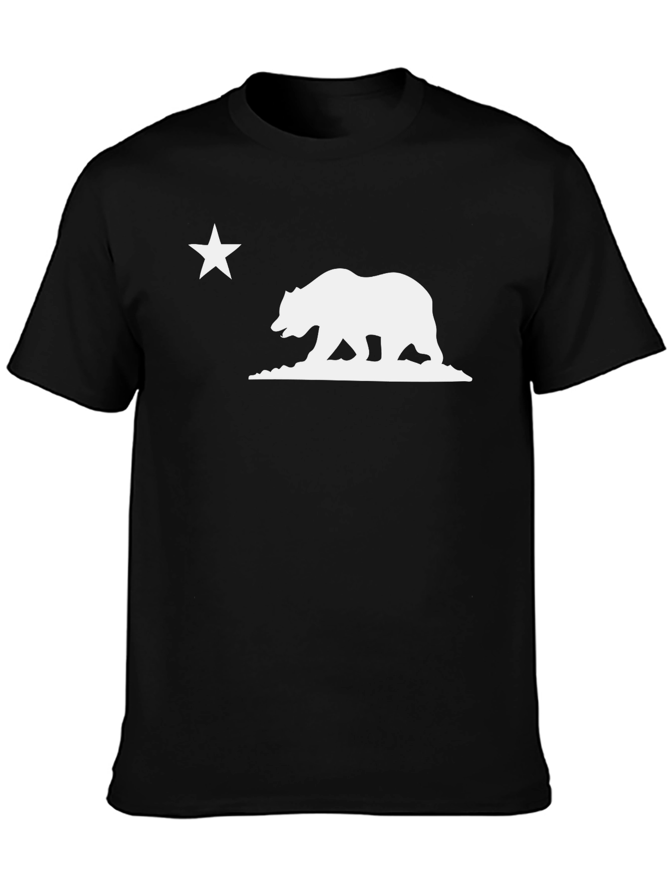 California Bear Flag Graphic T-Shirt