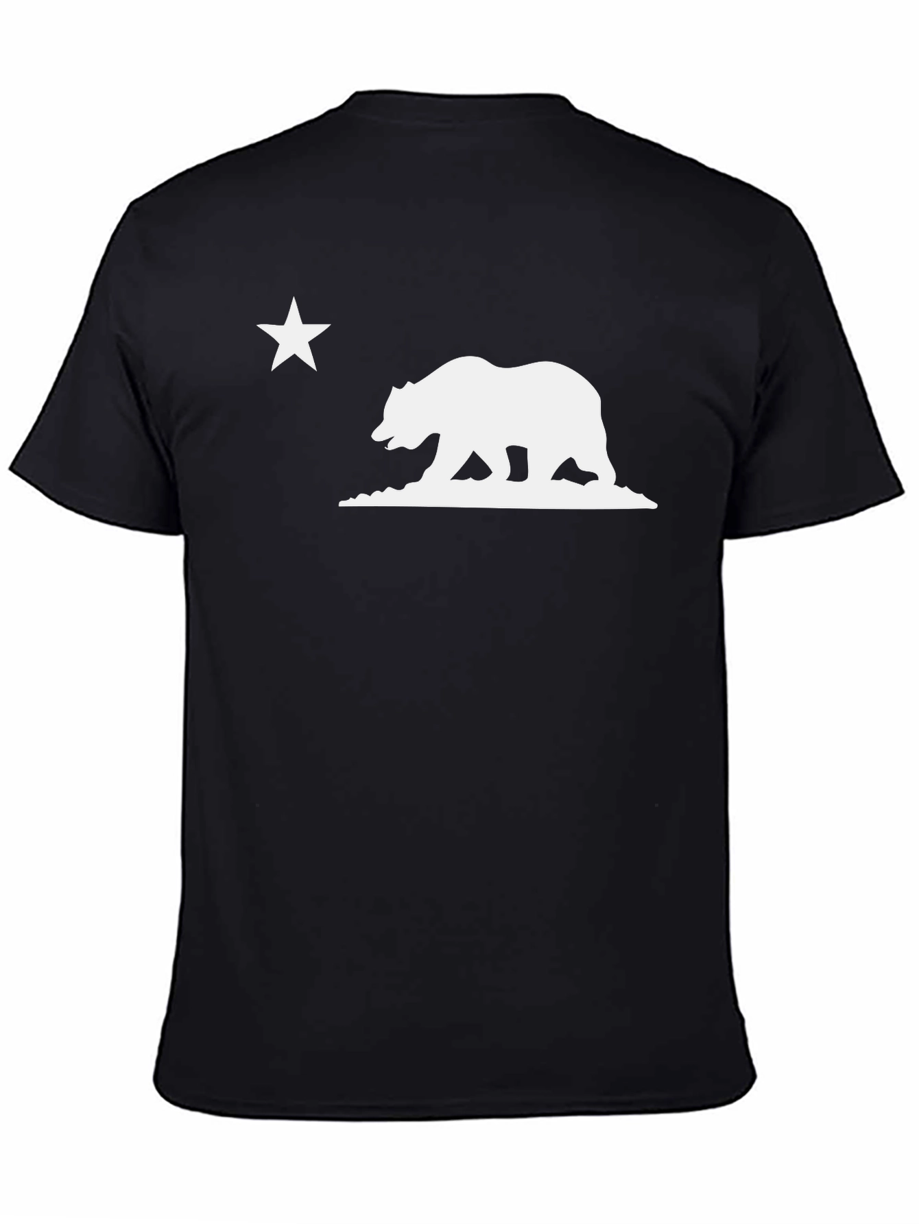 California Bear Flag Graphic T-Shirt