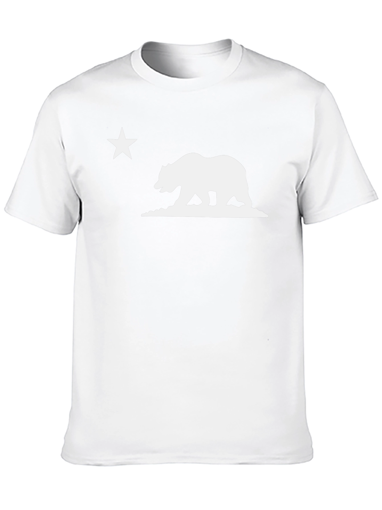California Bear Flag Graphic T-Shirt