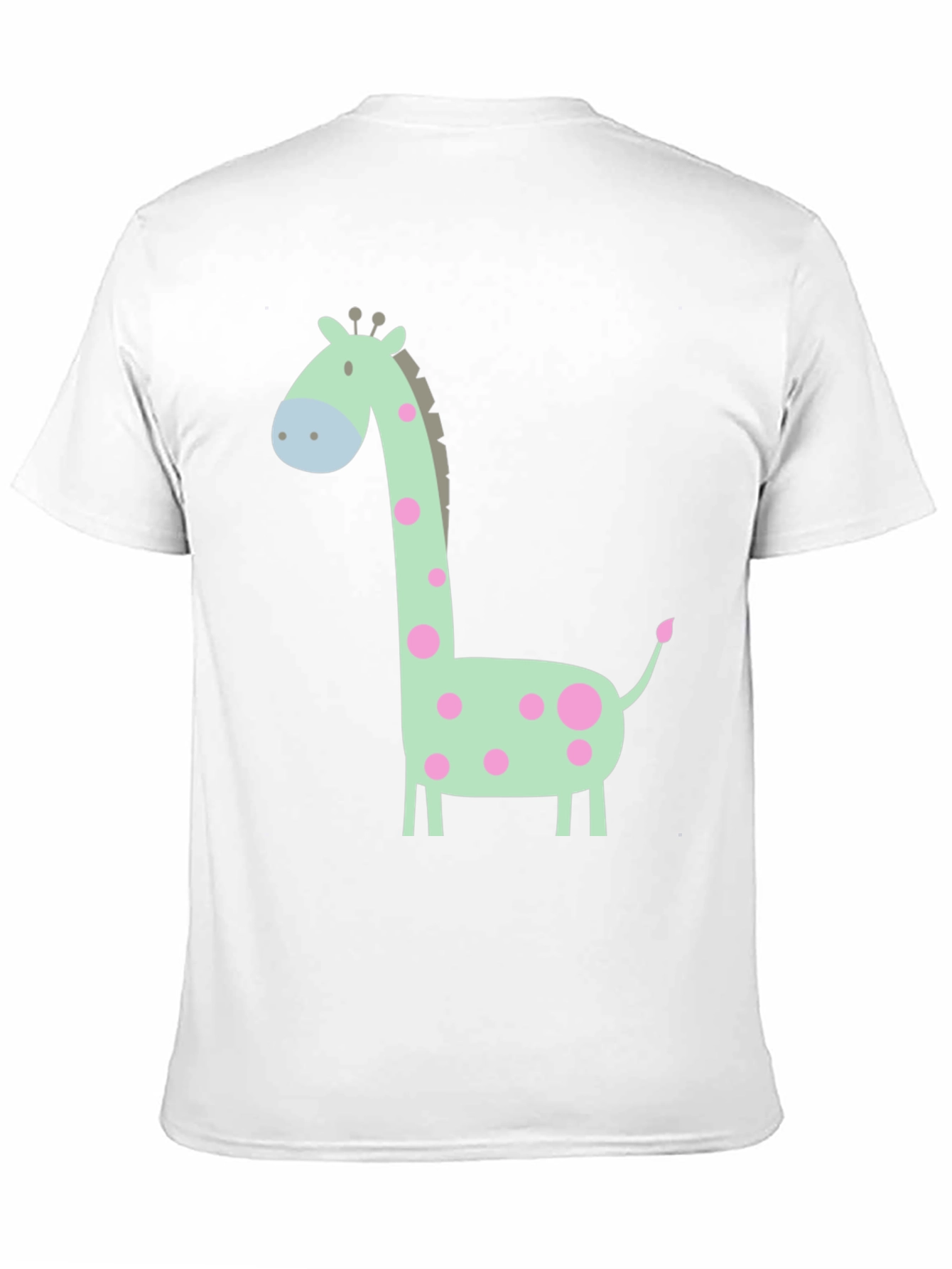 Giraffe Graphic Tee - Cute Cartoon Animal Shirt
