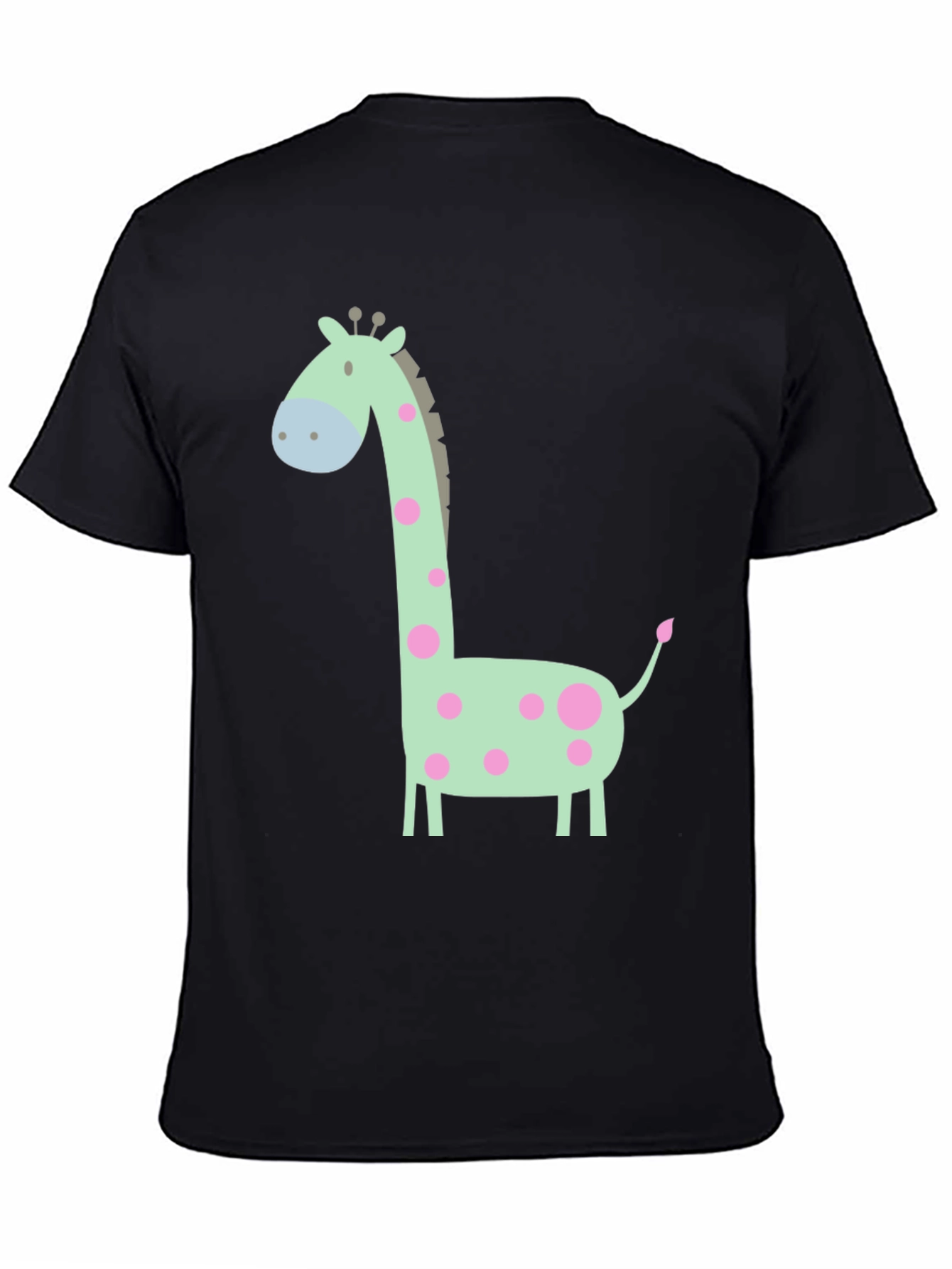 Giraffe Graphic Tee - Cute Cartoon Animal Shirt