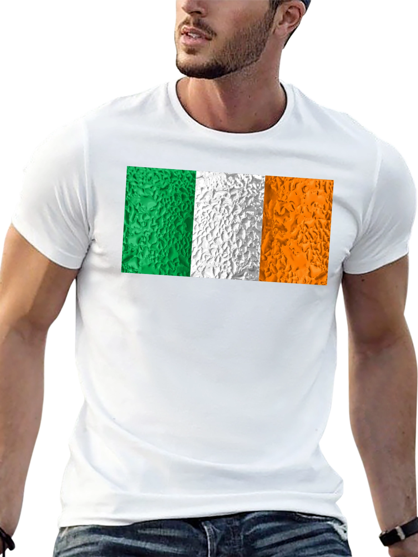 Irish Flag T-Shirt - Black