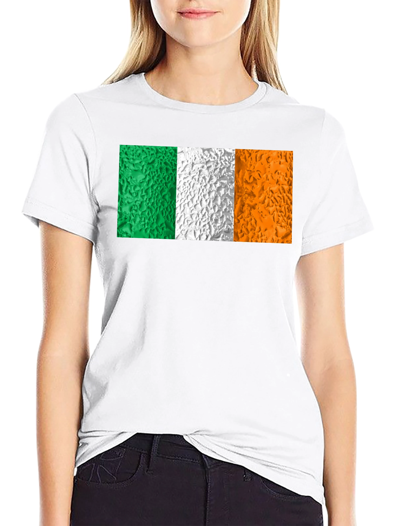 Irish Flag T-Shirt - Black