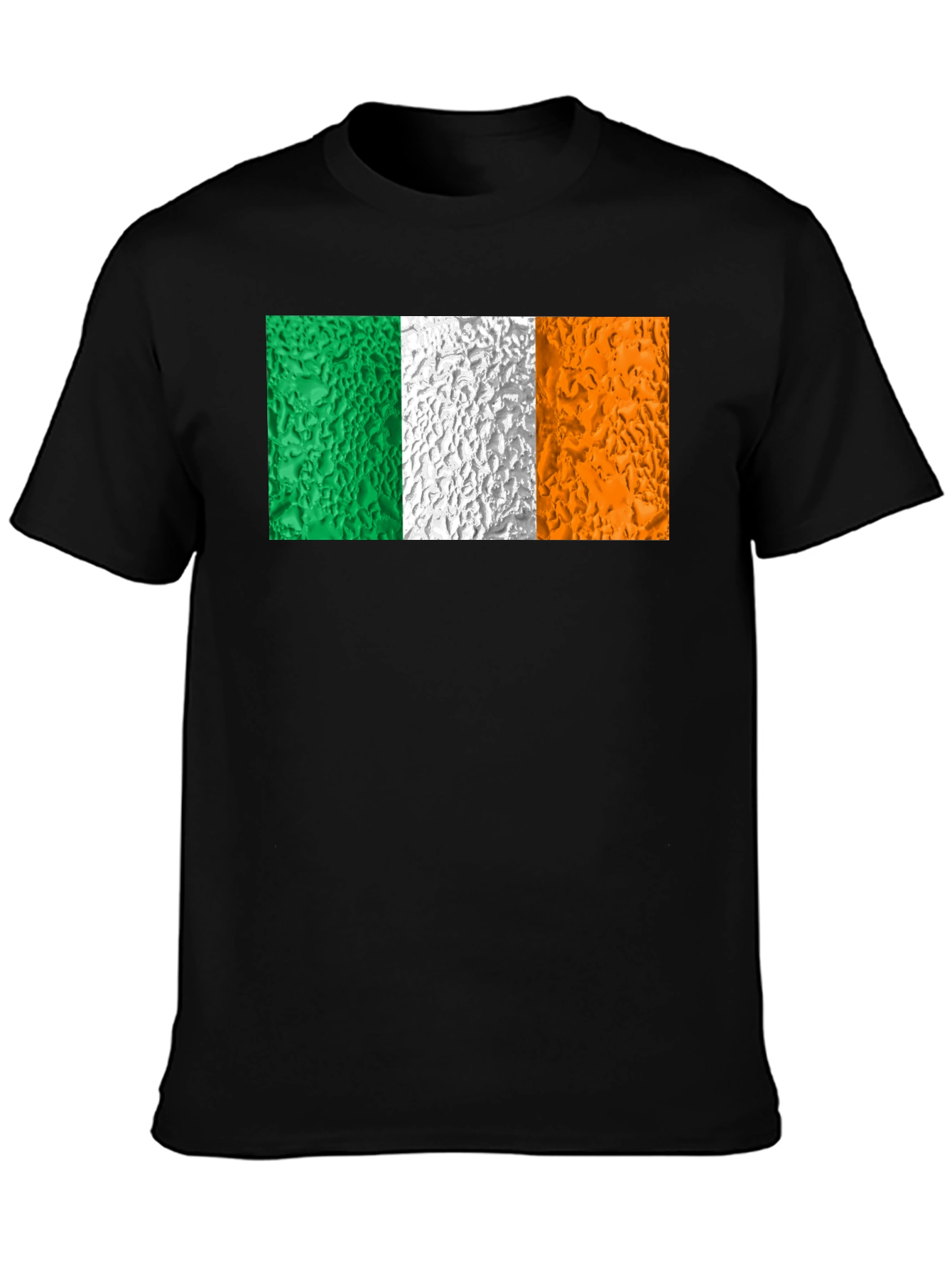 Irish Flag T-Shirt - Black