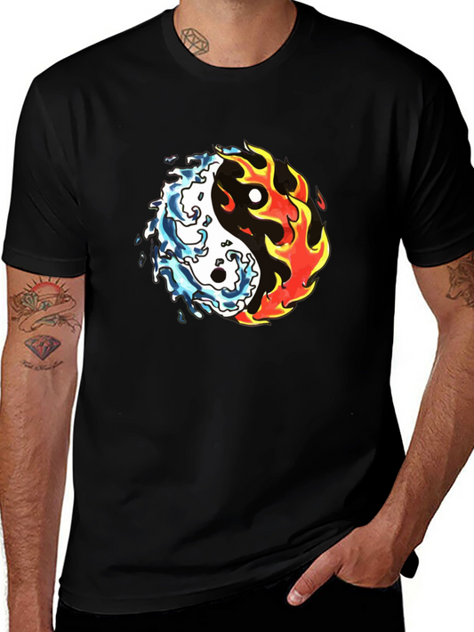 Yin Yang Fire and Water T-Shirt
