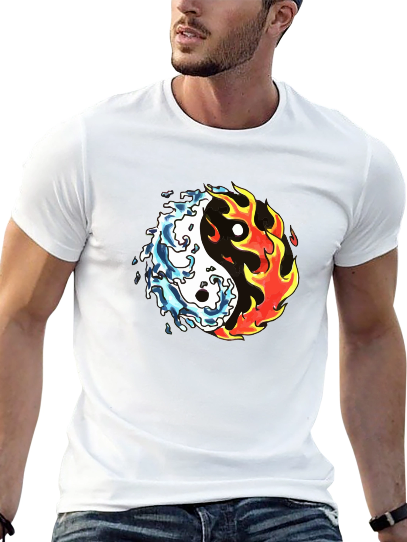 Yin Yang Fire and Water T-Shirt
