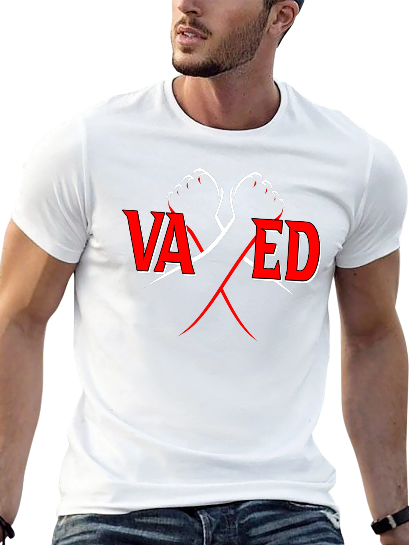 Vaxed T-Shirt - Black Cotton Tee