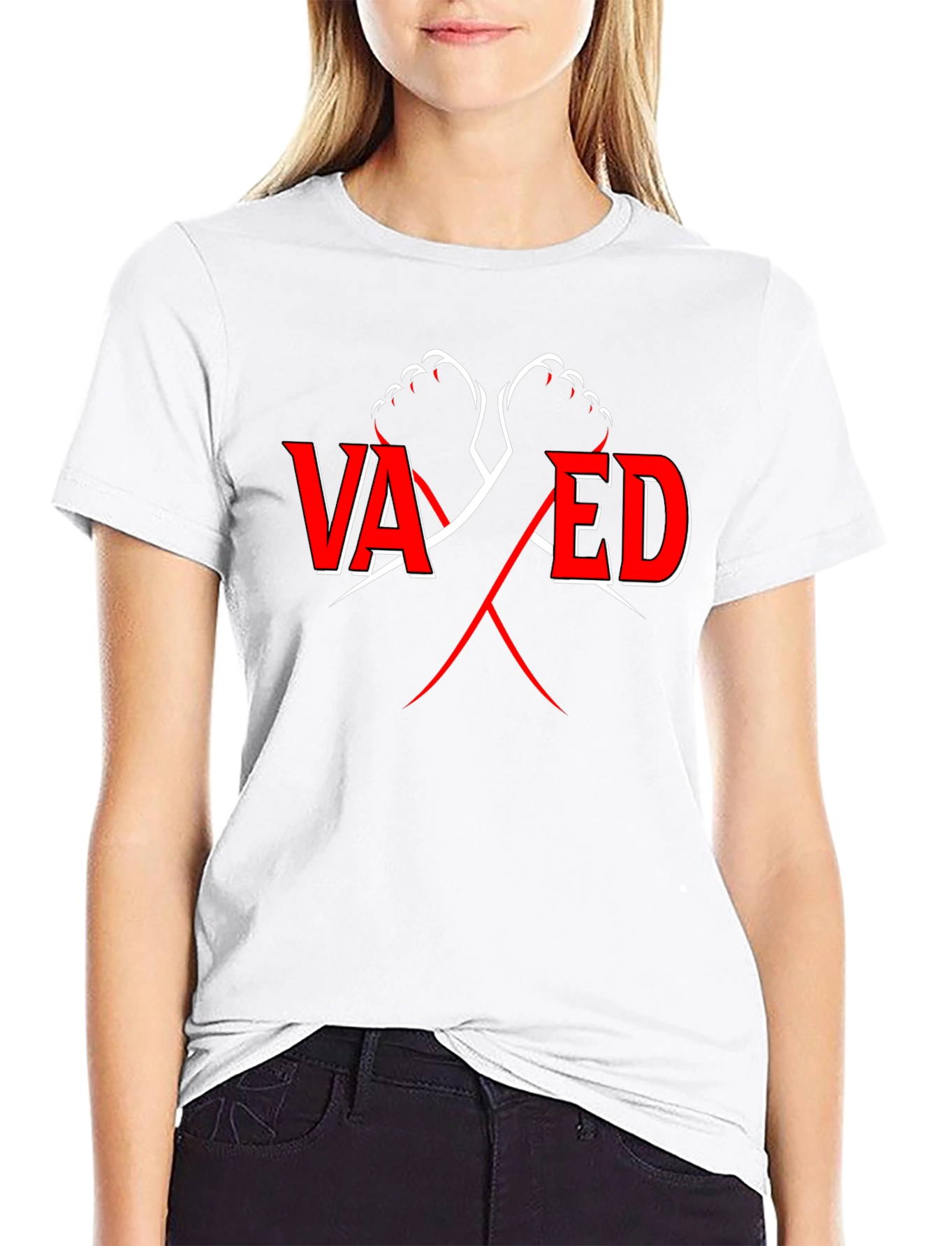 Vaxed T-Shirt - Black Cotton Tee