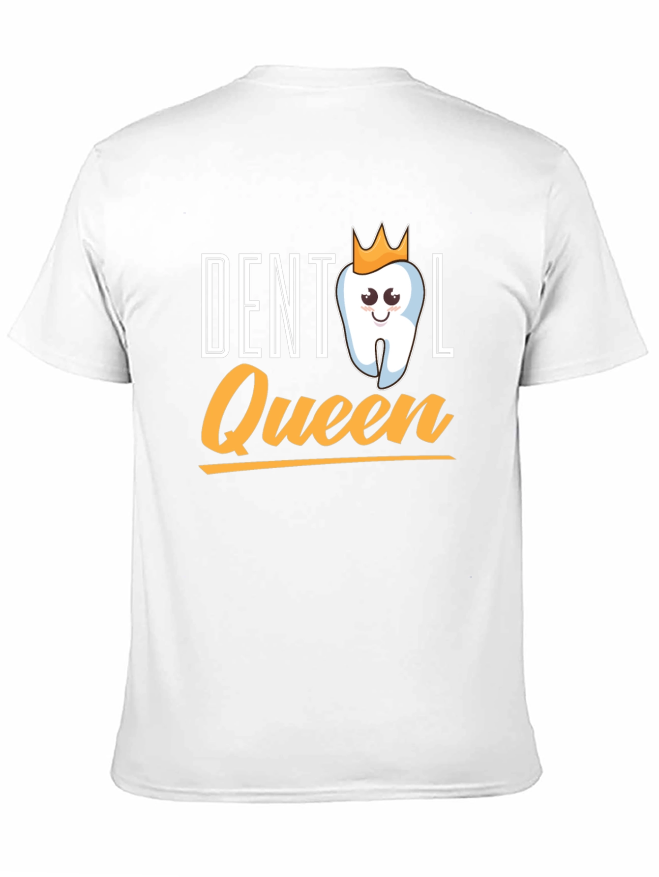Dental Queen Black T-Shirt - Cute Tooth Design
