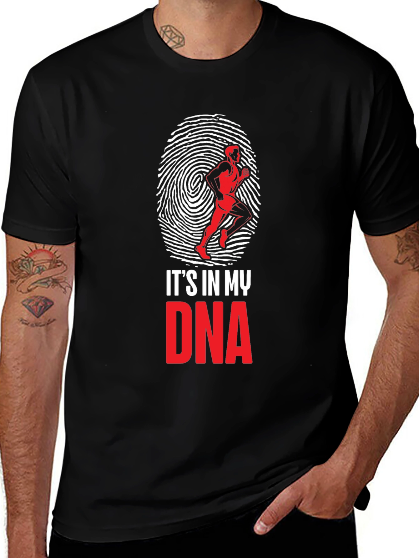 Runner DNA Black T-Shirt
