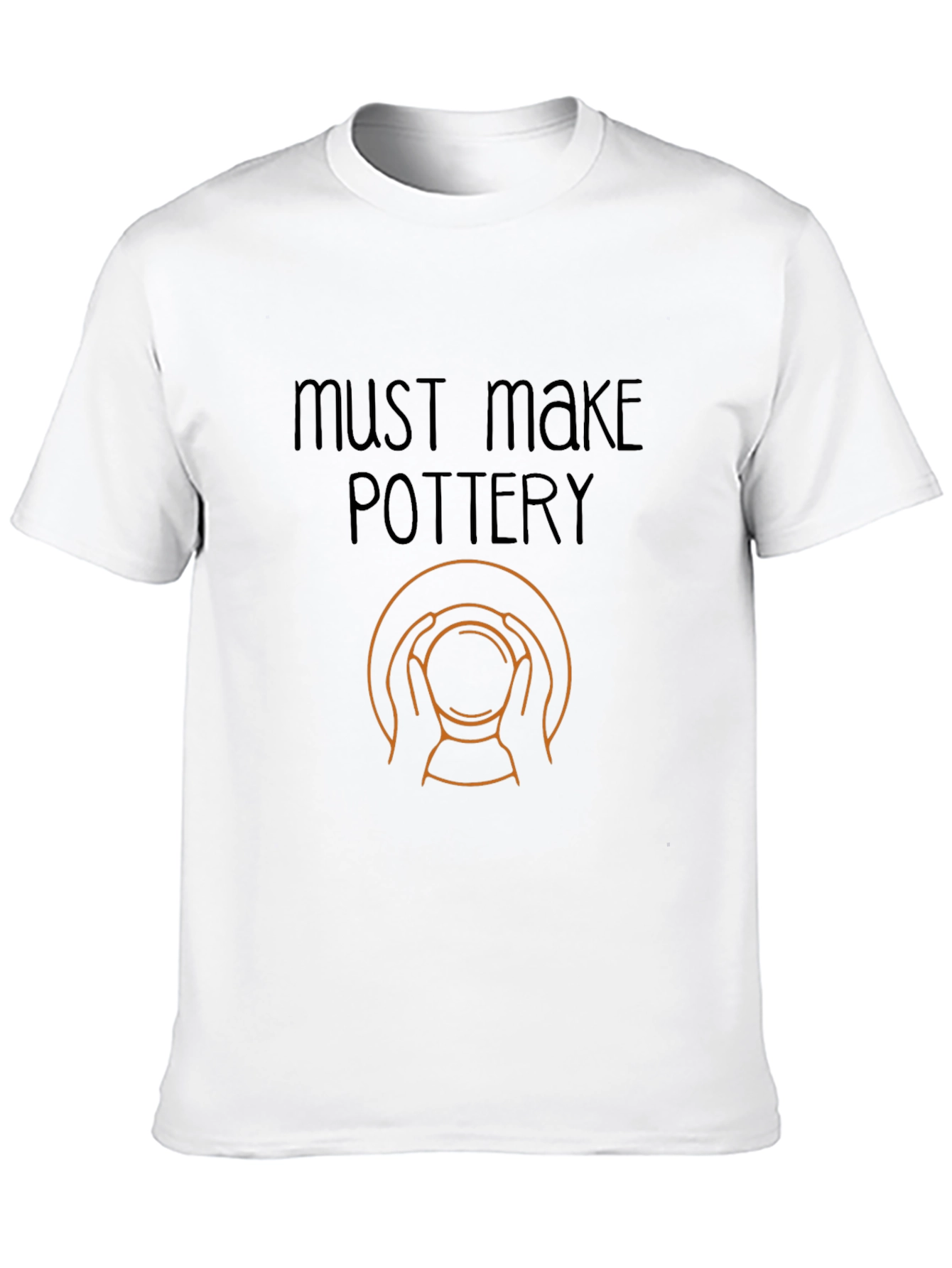 Must Make Pottery Graphic Tee - Black Cotton T-Shirt