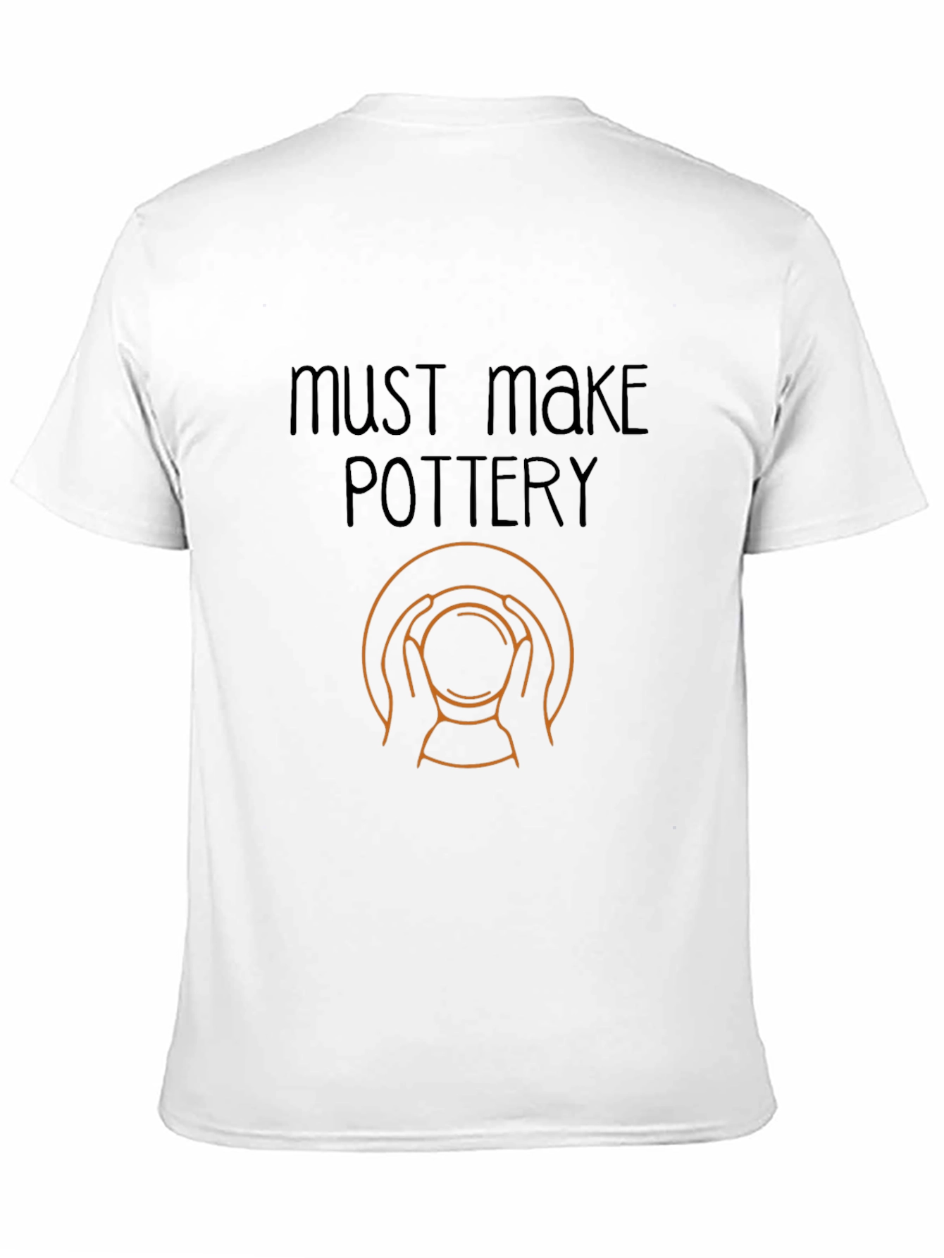 Must Make Pottery Graphic Tee - Black Cotton T-Shirt