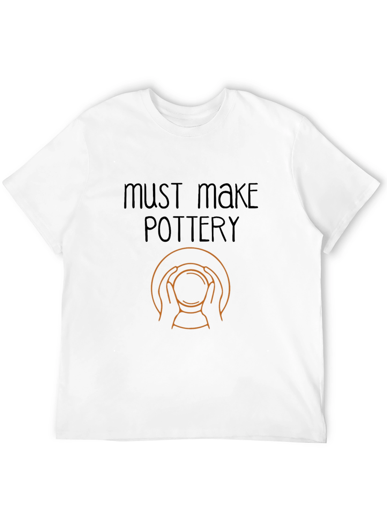 Must Make Pottery Graphic Tee - Black Cotton T-Shirt