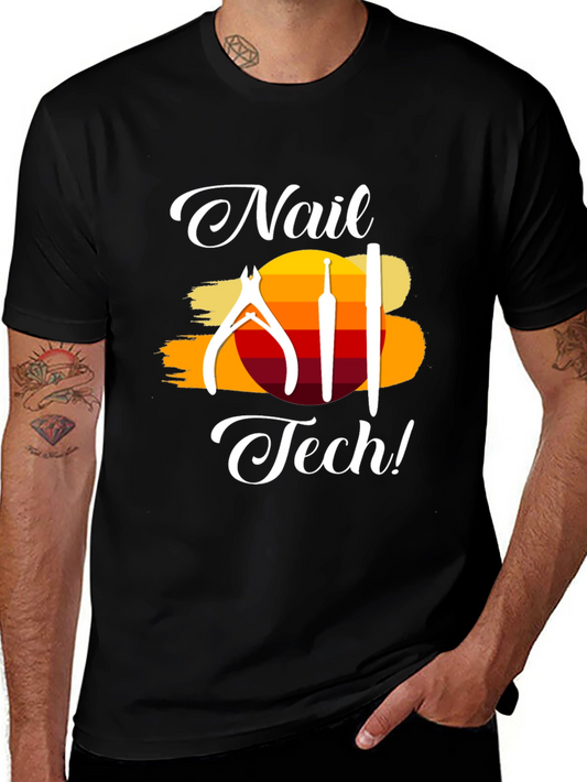 Nail Tech T-Shirt - Stylish Salon Apparel