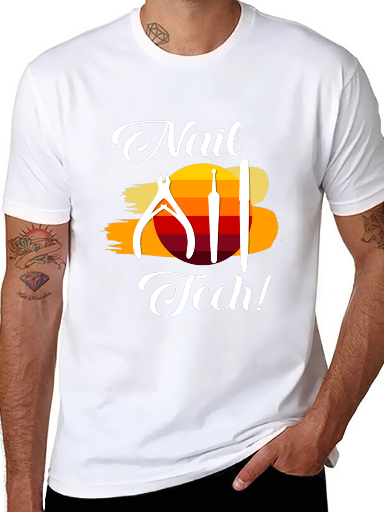 Nail Tech T-Shirt - Stylish Salon Apparel
