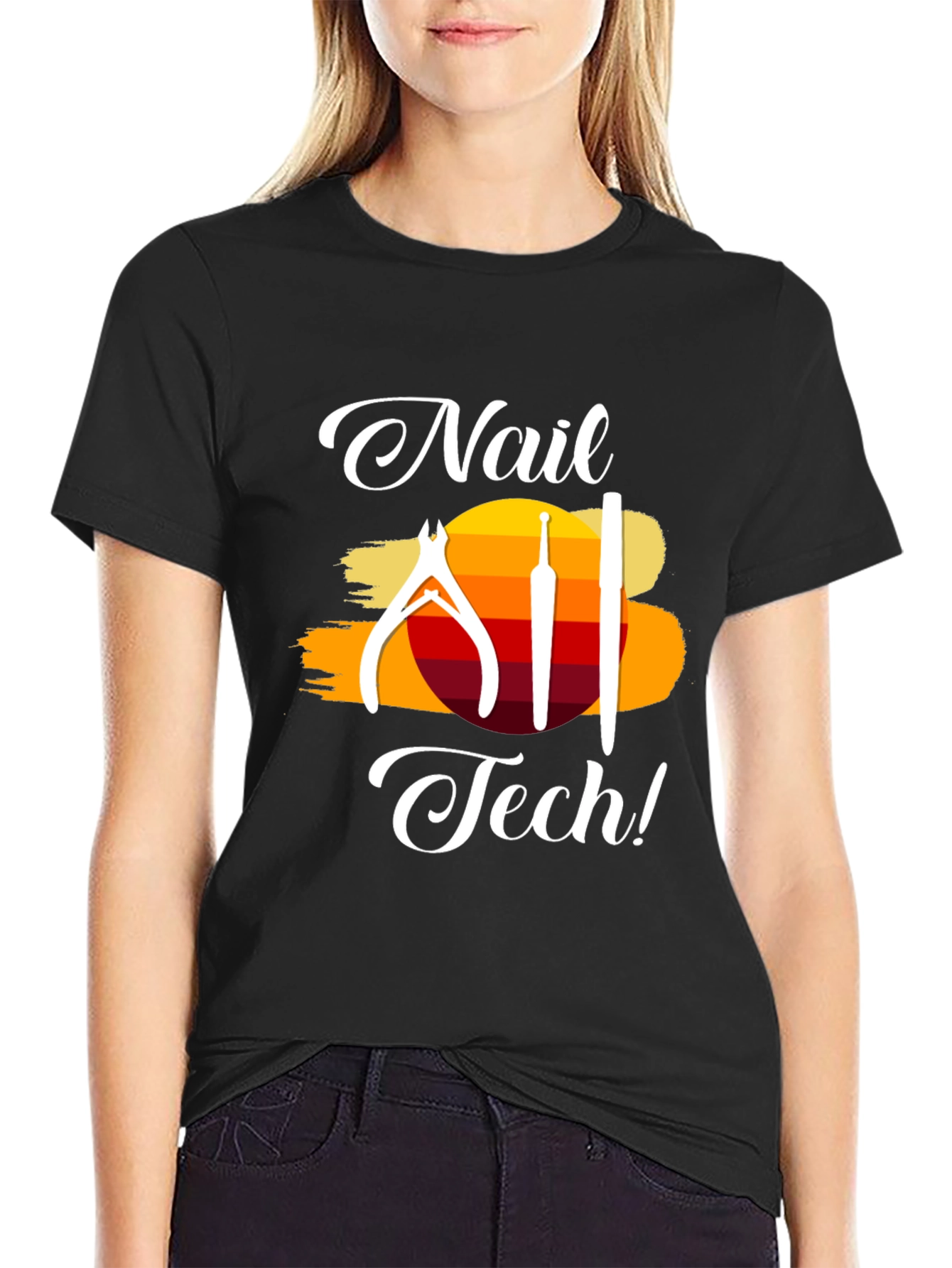 Nail Tech T-Shirt - Stylish Salon Apparel