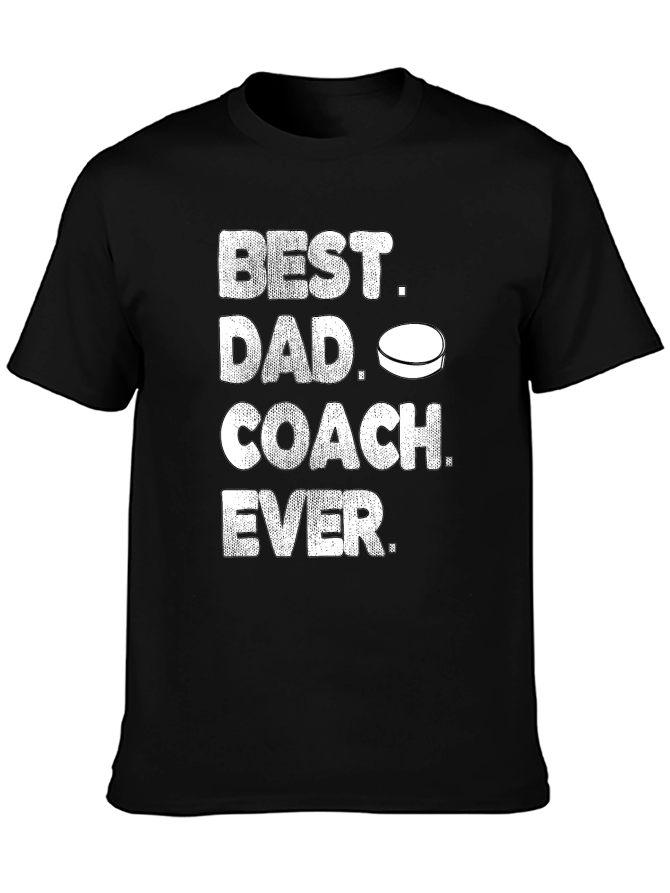 Best Dad Coach Ever Hockey T-Shirt