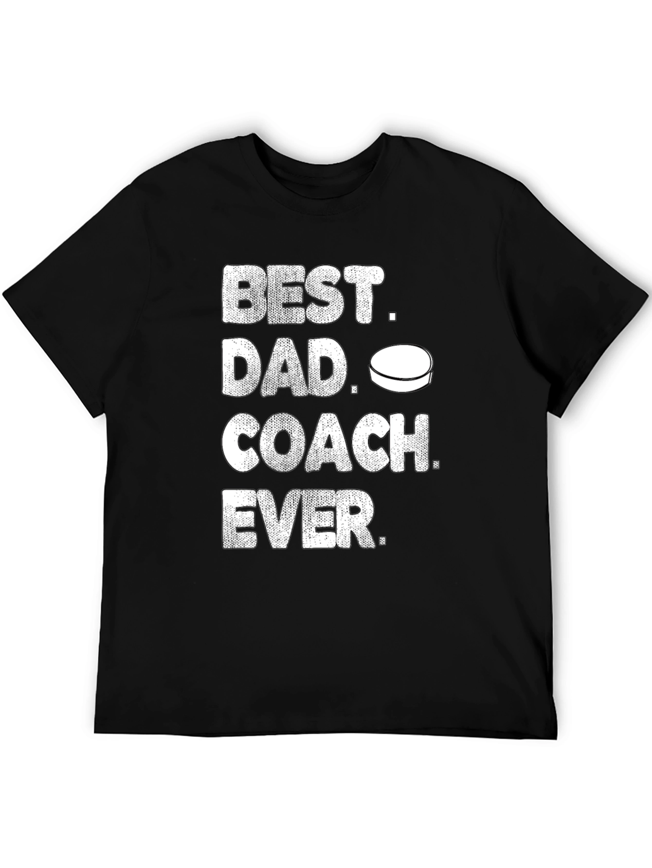Best Dad Coach Ever Hockey T-Shirt