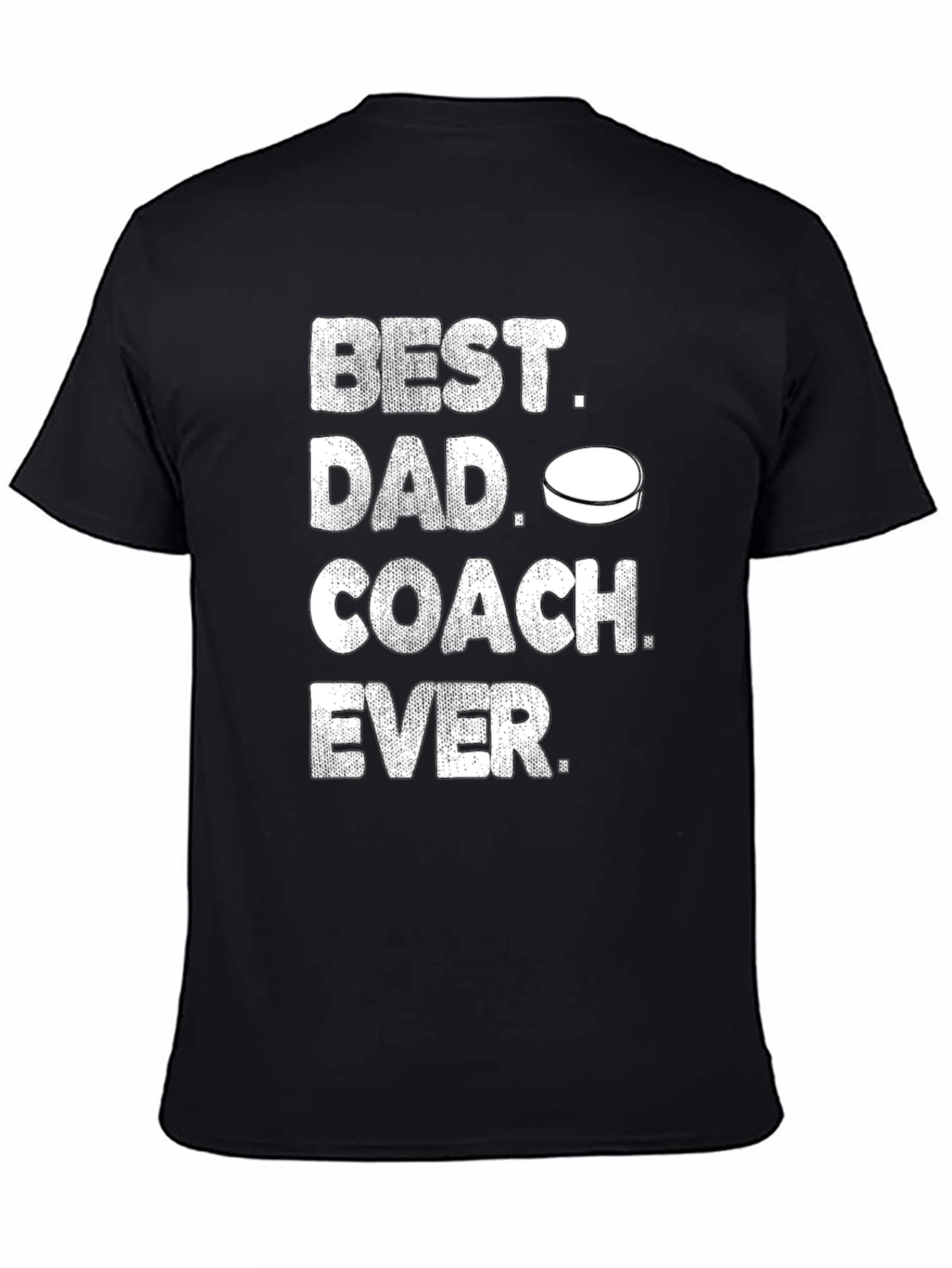 Best Dad Coach Ever Hockey T-Shirt
