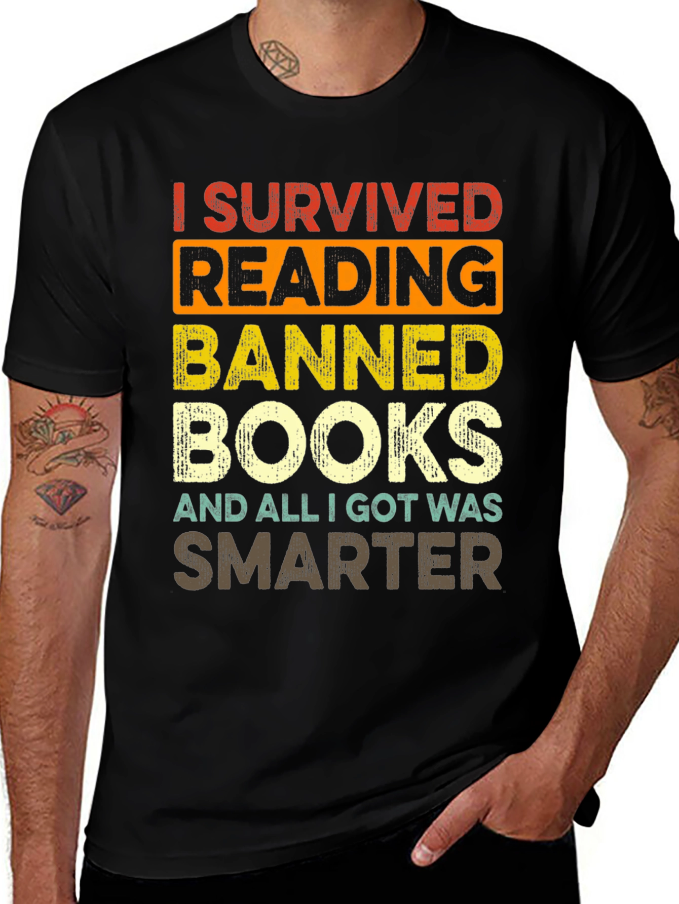 I Survived Reading Banned Books T-Shirt