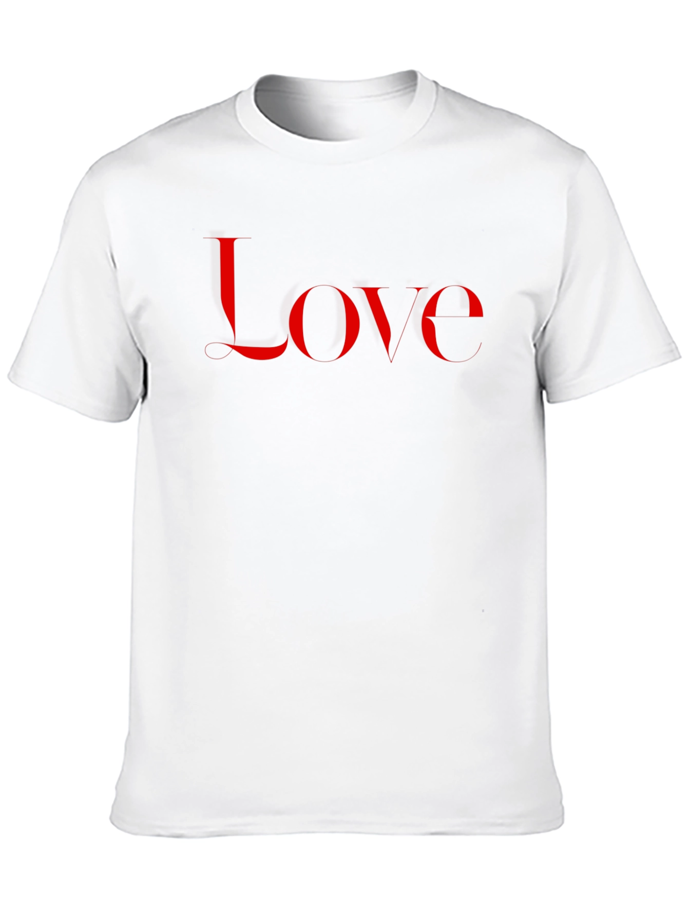 Love Graphic Tee - Stylish Black Cotton T-Shirt