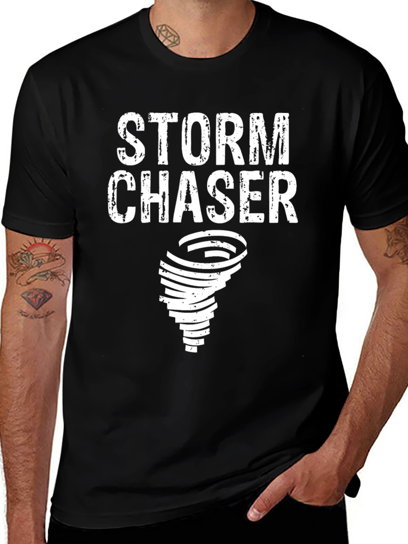 Storm Chaser Tee - Weather Enthusiasts Black T-Shirt