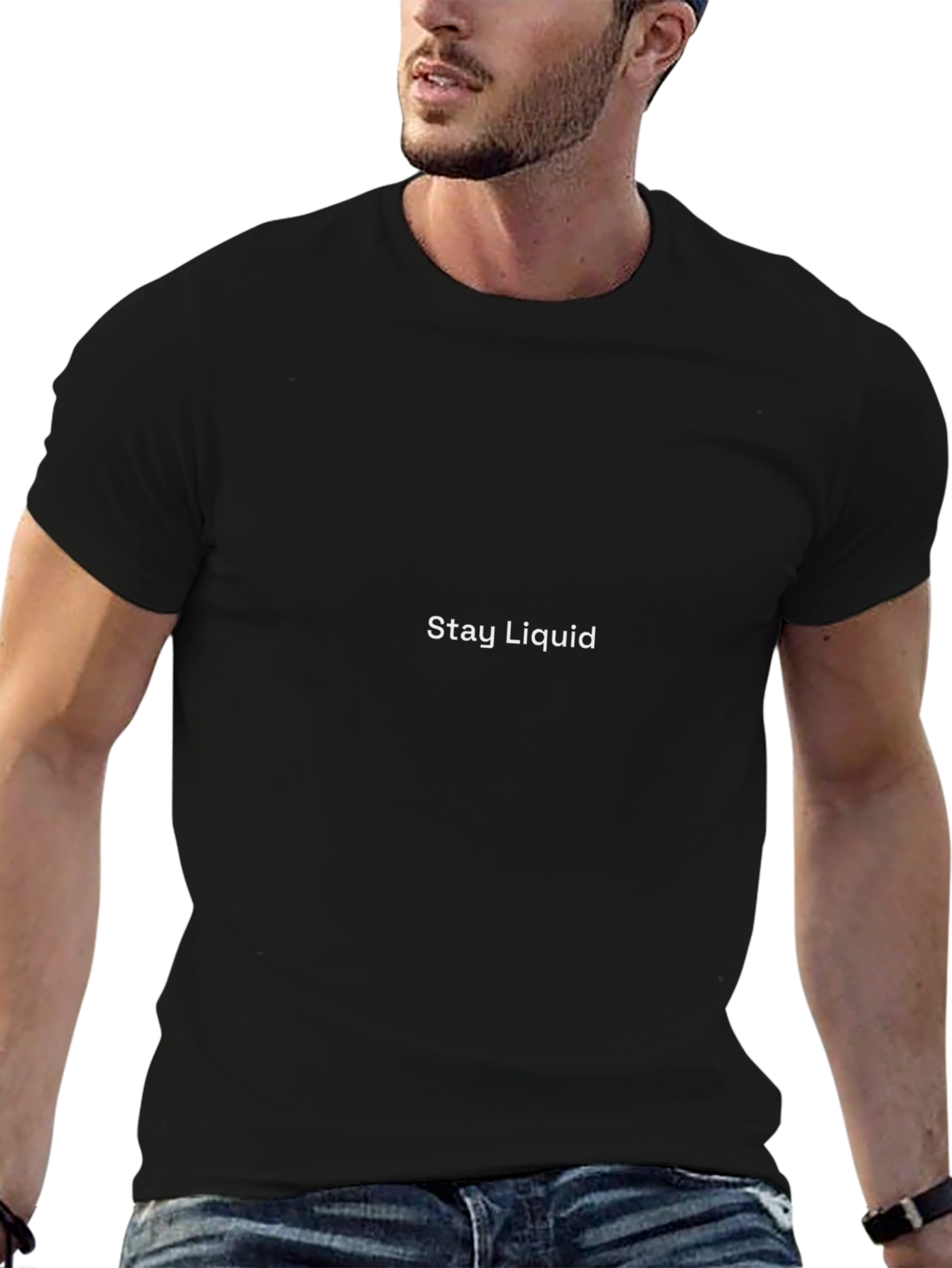Stay Liquid Black T-Shirt