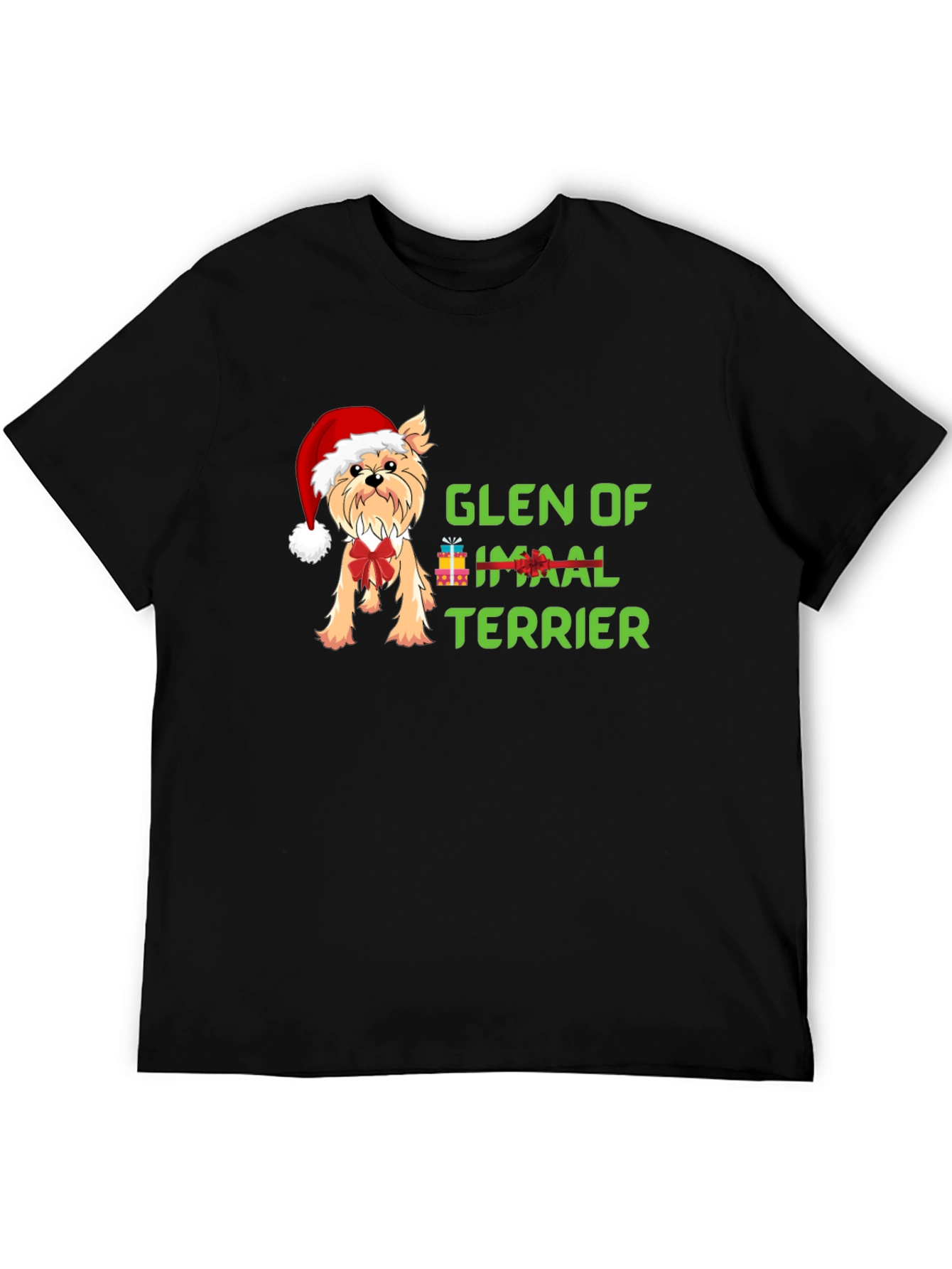 Glen of Imaal Terrier Christmas Dog T-Shirt