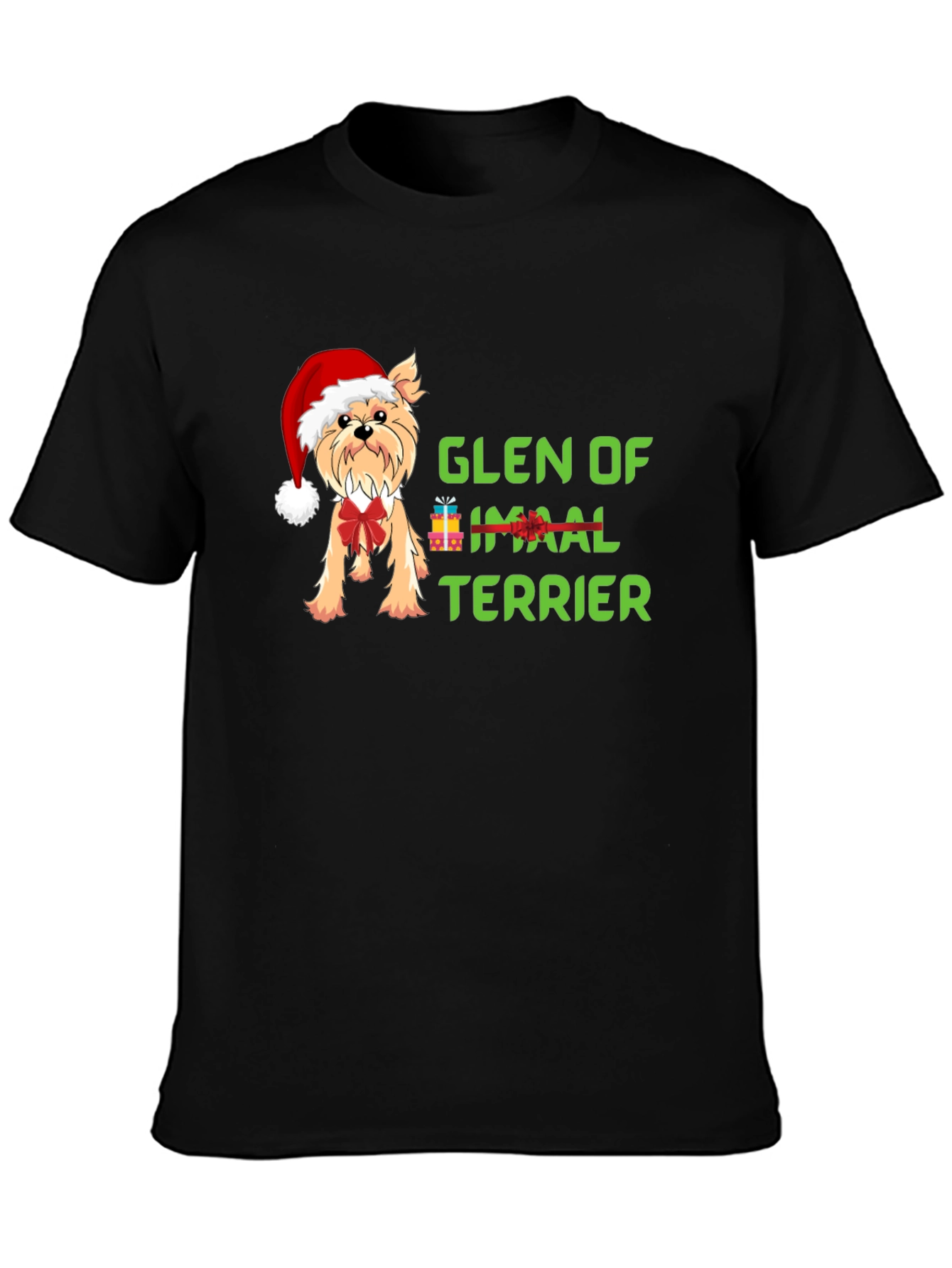 Glen of Imaal Terrier Christmas Dog T-Shirt