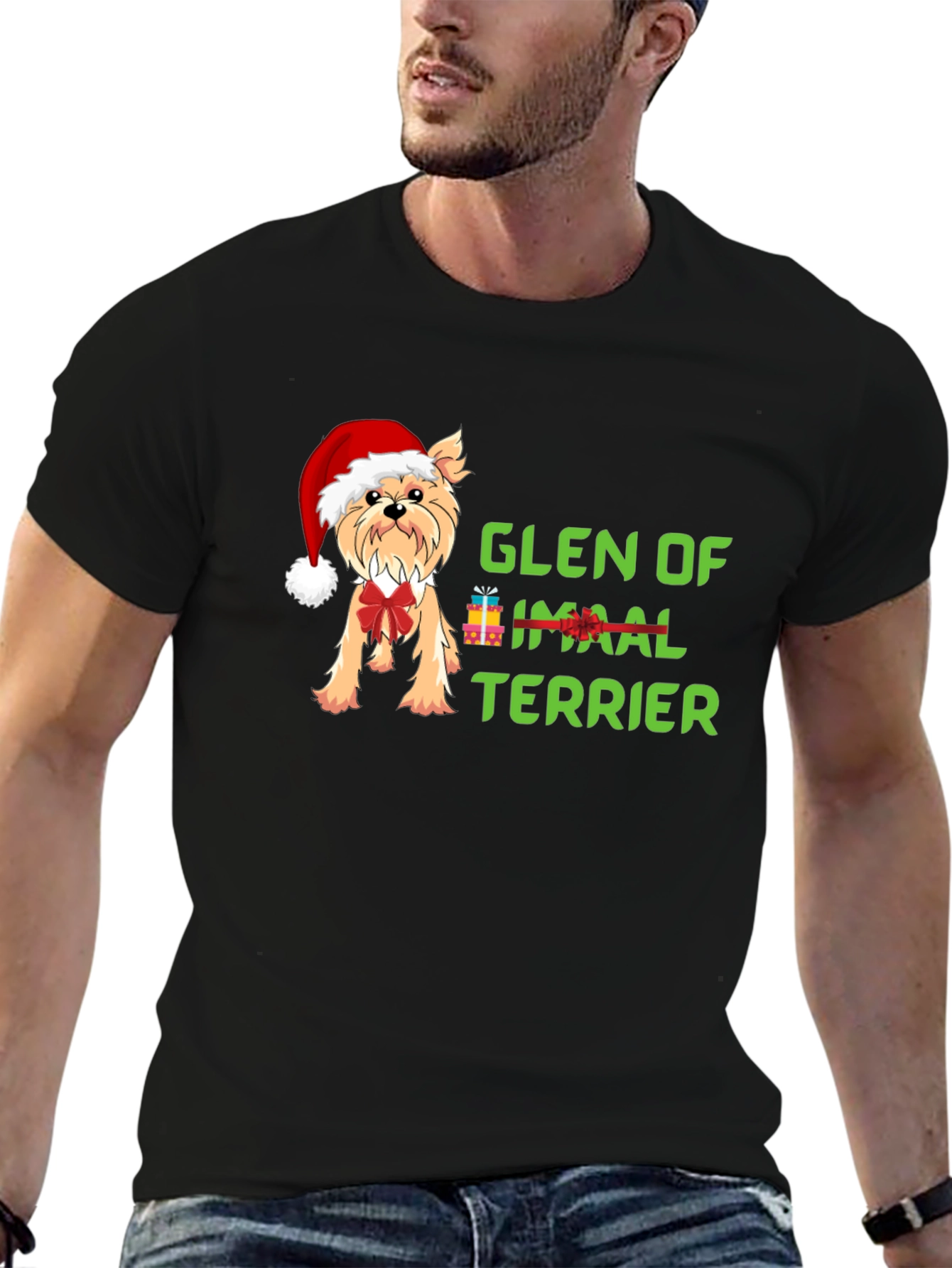 Glen of Imaal Terrier Christmas Dog T-Shirt