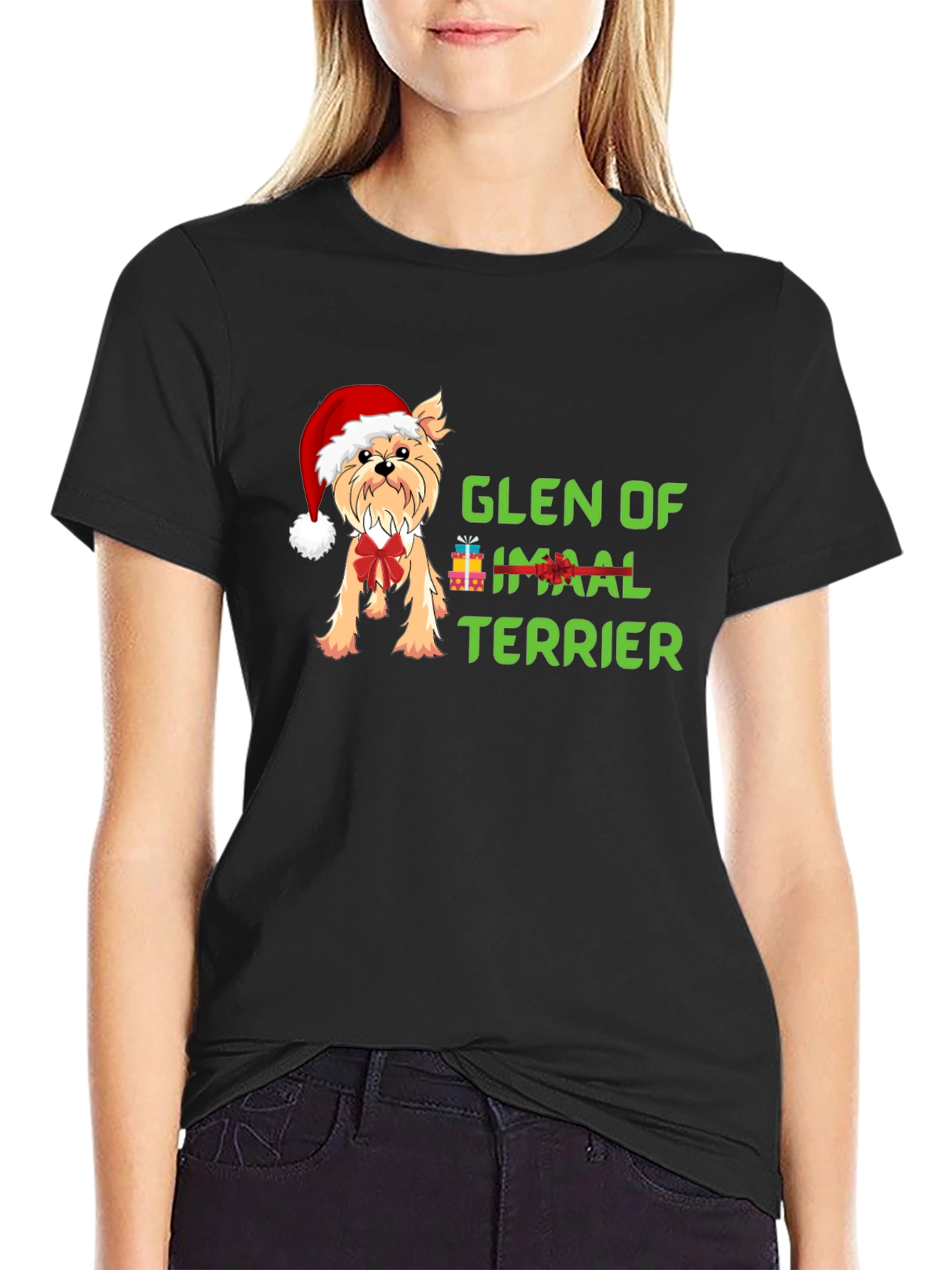 Glen of Imaal Terrier Christmas Dog T-Shirt